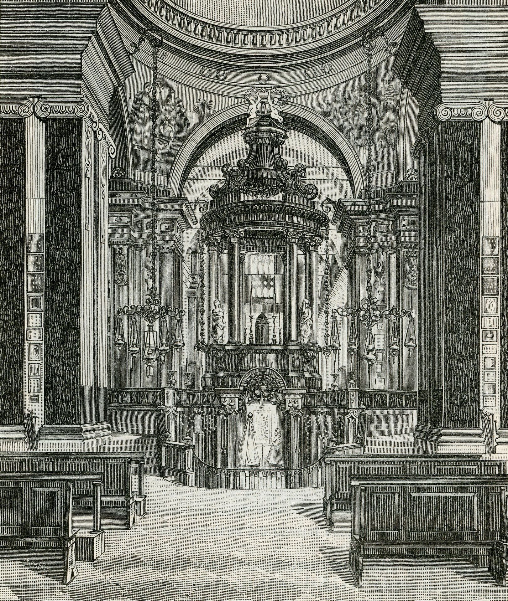 Altare Maggiore Nel Santuario by Giuseppe Barberis