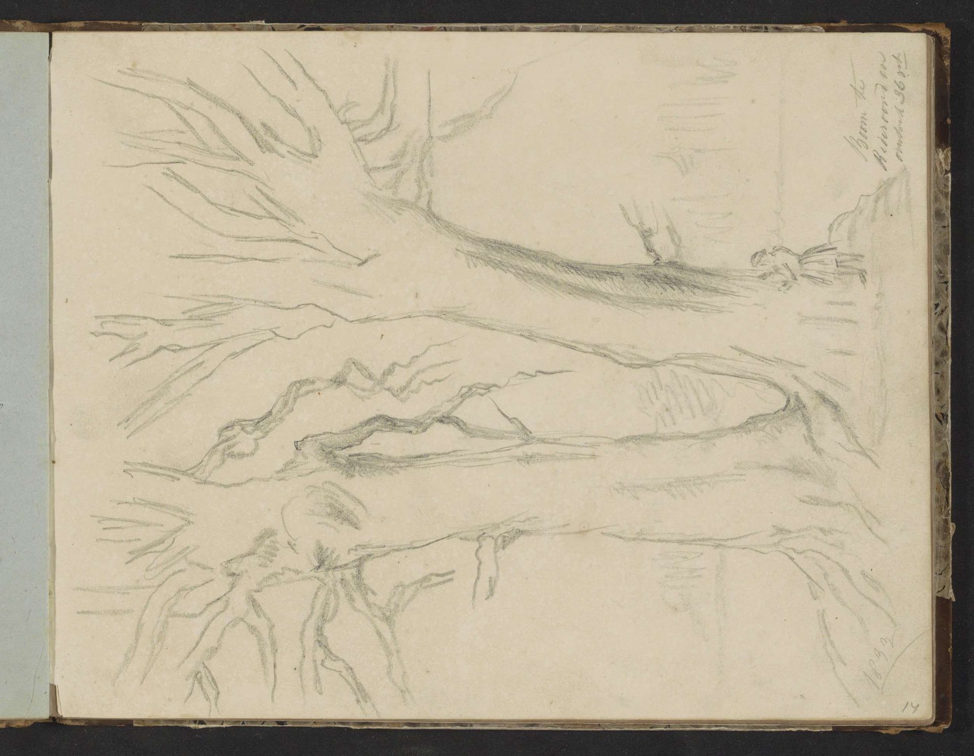 Figuur bij een boom op het landgoed Rhederoord by Johannes Tavenraat