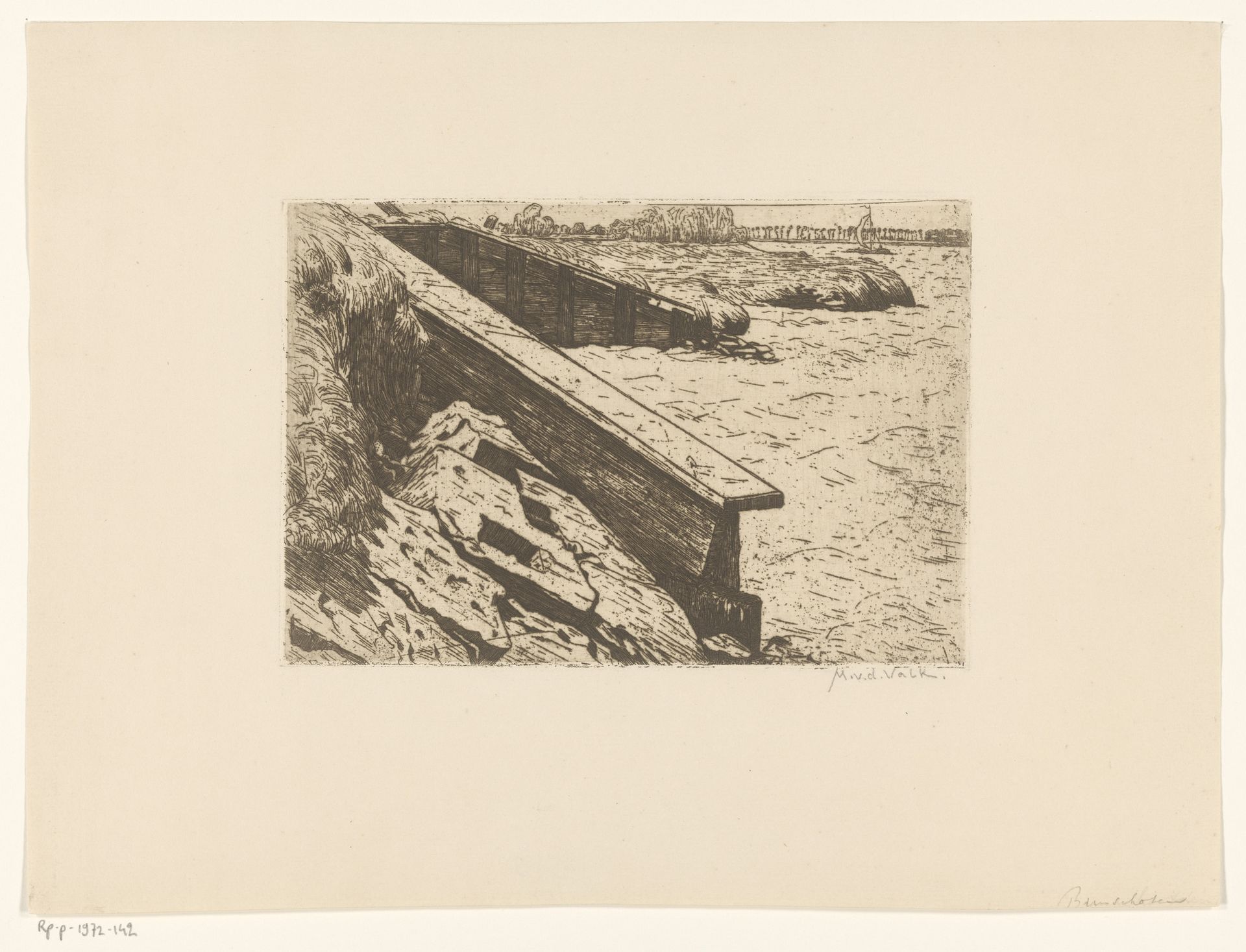 Brug bij Bunschoten by Maurits van der Valk