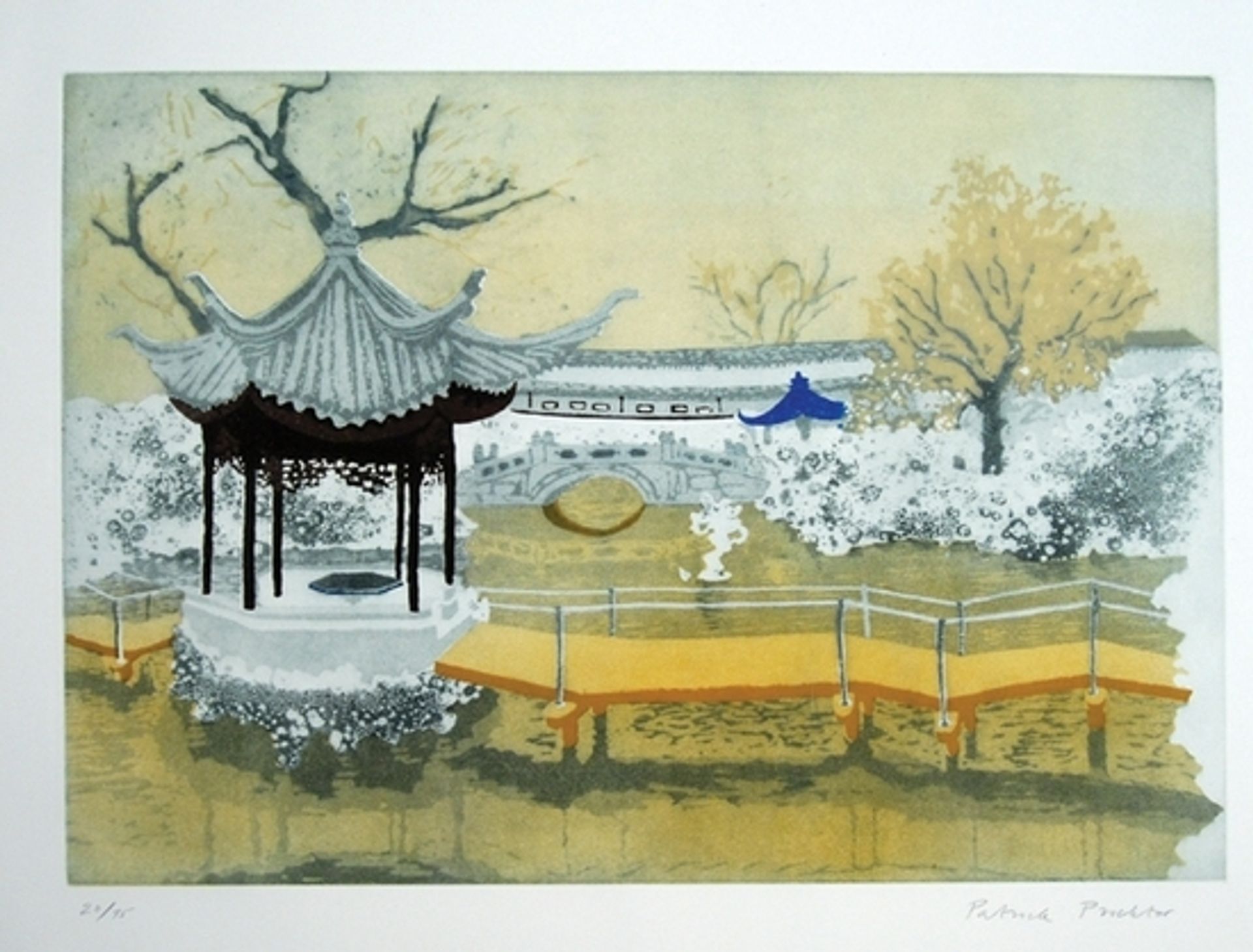 Lion Rocks Garden, Soochow by Patrick Procktor