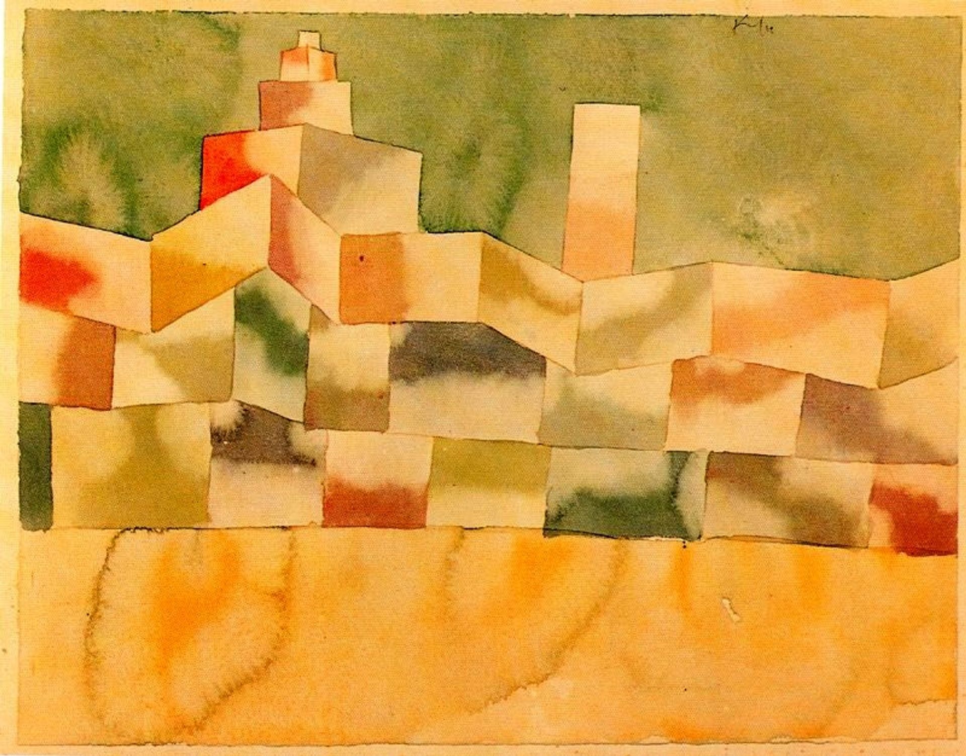Oriental Architecture by Paul Klee
