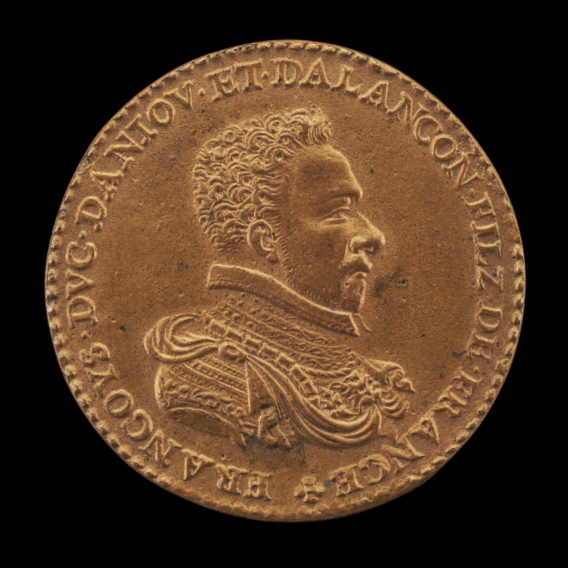 Hercule-François, 1544-1584, Duc d'Alençon and d'Anjou [obverse] by Anonymous