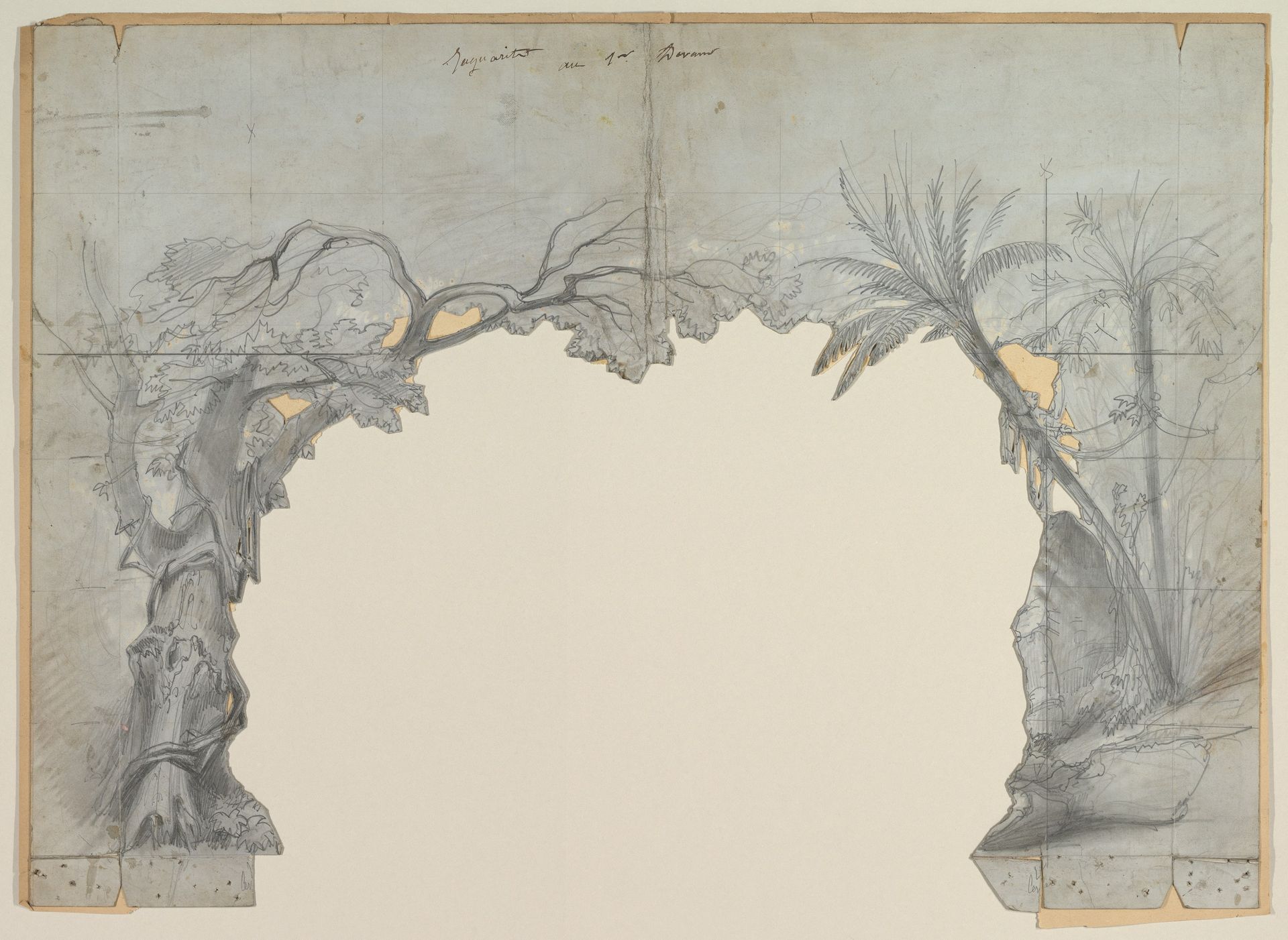 Design for a Stage Set by Eugène Cicéri