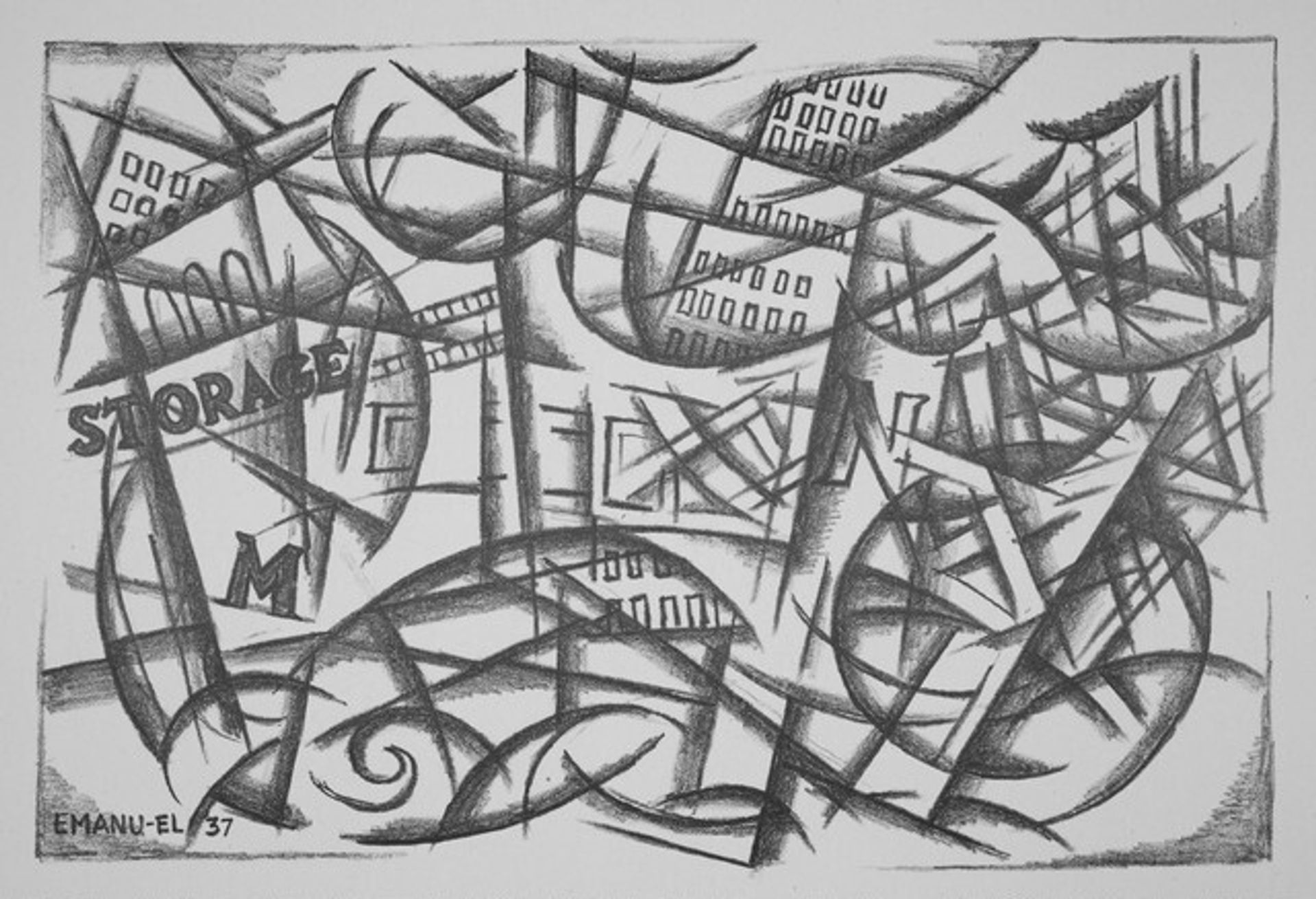 Untitled (Abstract) by Herzl Emanuel