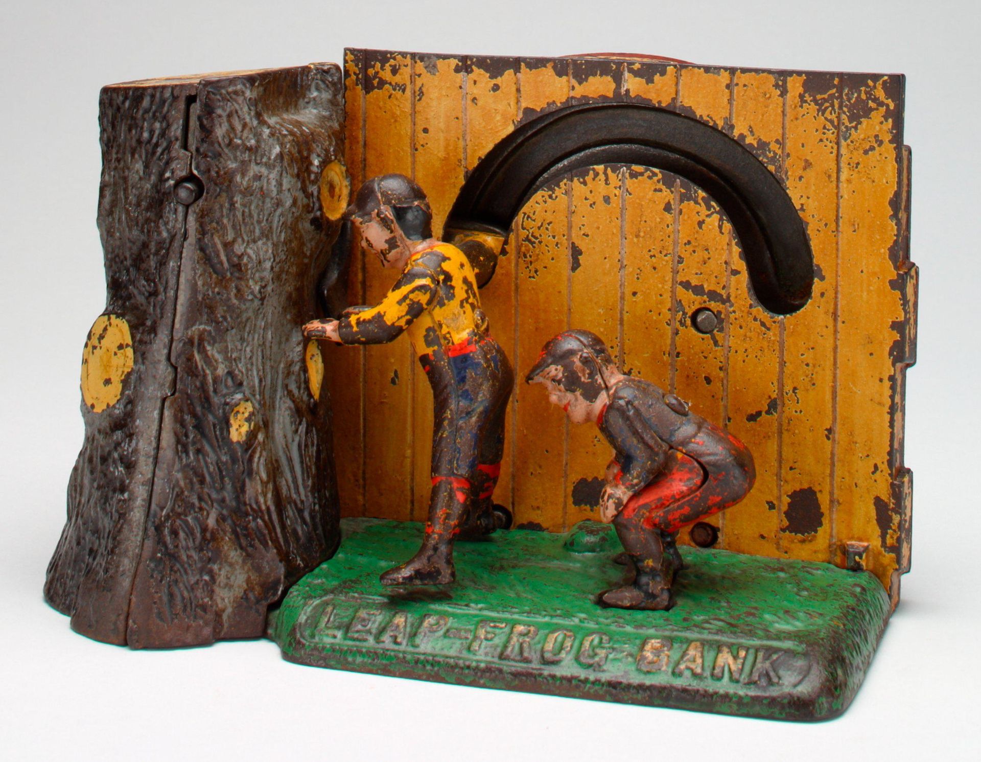 -Leap Frog Bank- mechanical bank by Charles G. Shepard