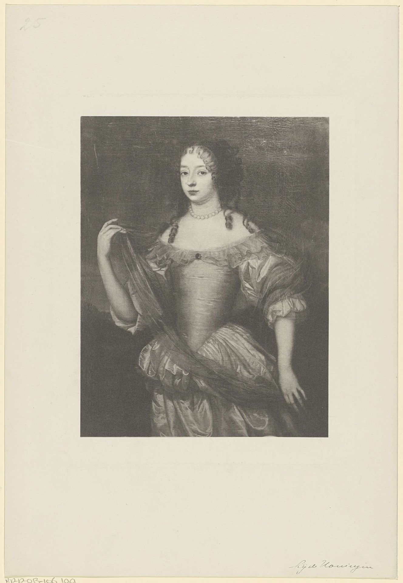 Portret van Henriëtte Catharina, prinses van Oranje by Anonymous