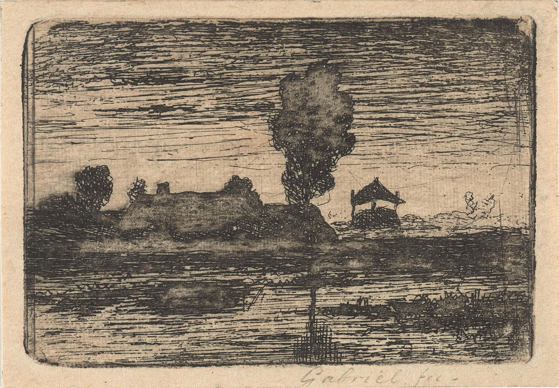 Landschap met hooiberg by Paul Joseph Constantin Gabriël