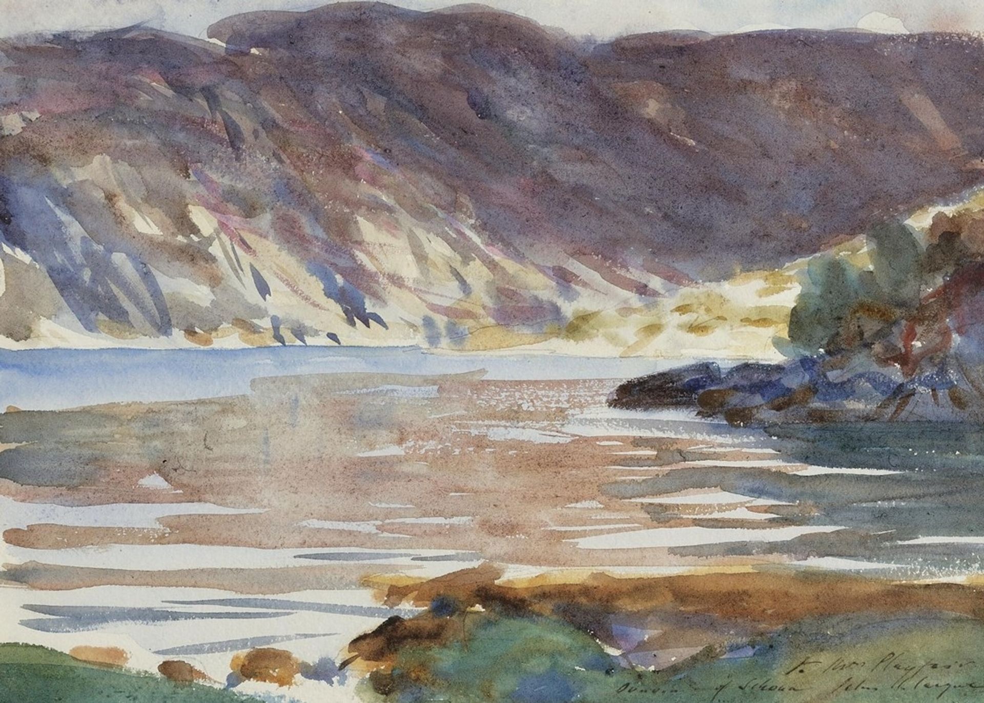 Loch Moidart by John Singer Sargent