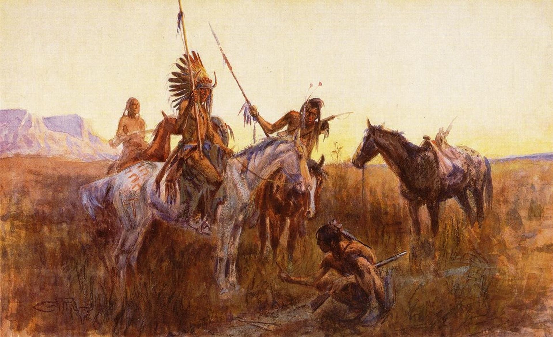 The Lost Trail by Charles M. Russell