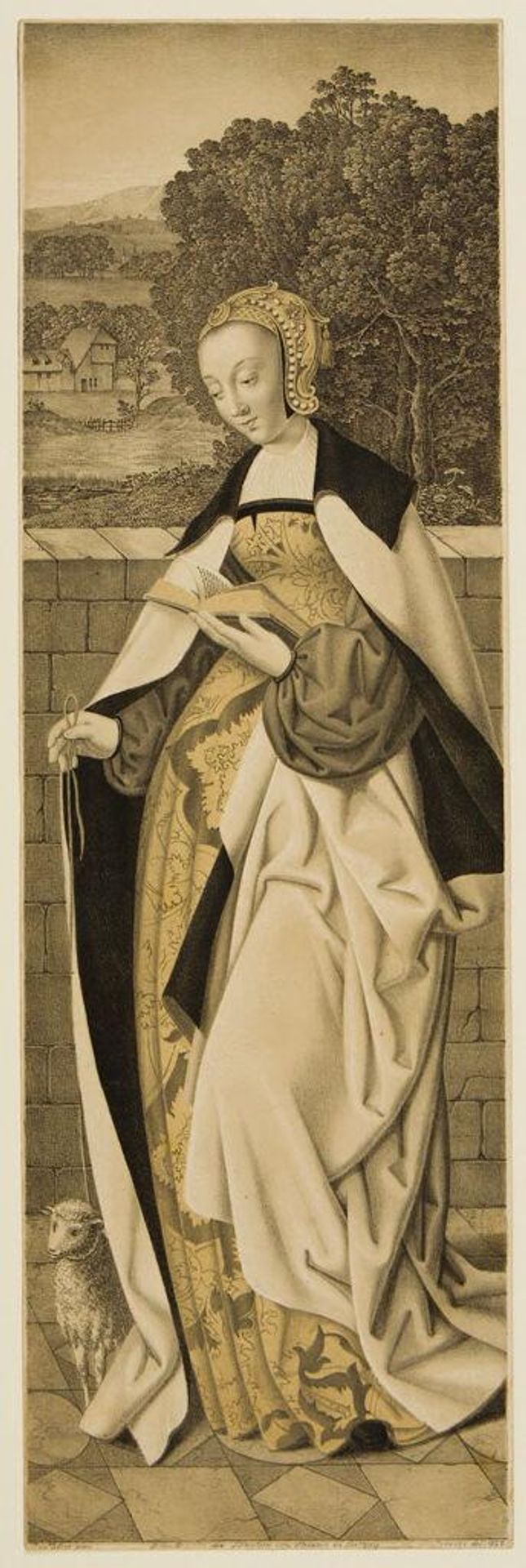 Saint Agnes by Johann Nepomuk Strixner