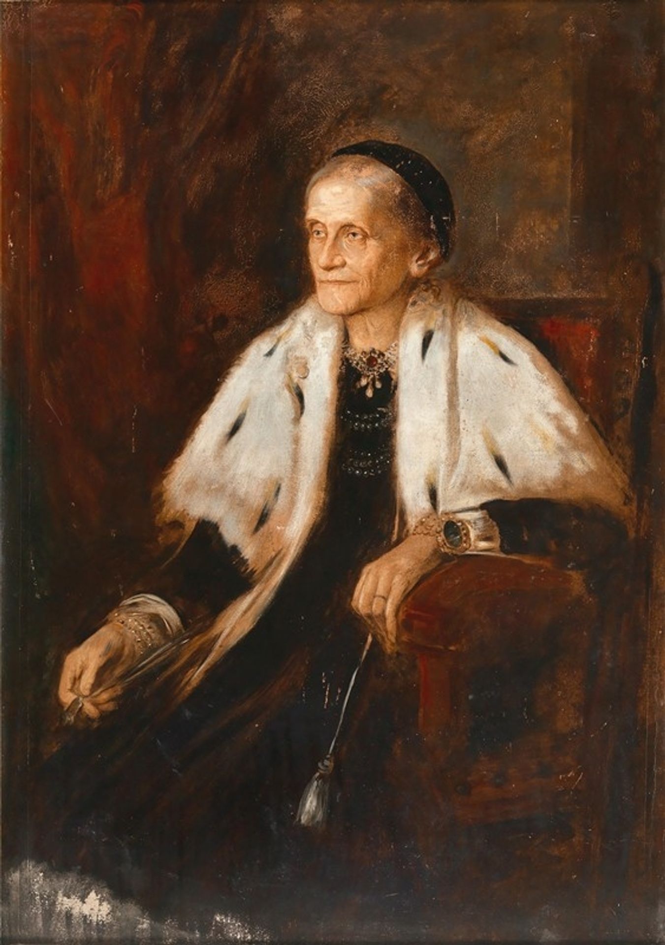 Ludovika, Duchess in Bavaria by Franz von Lenbach