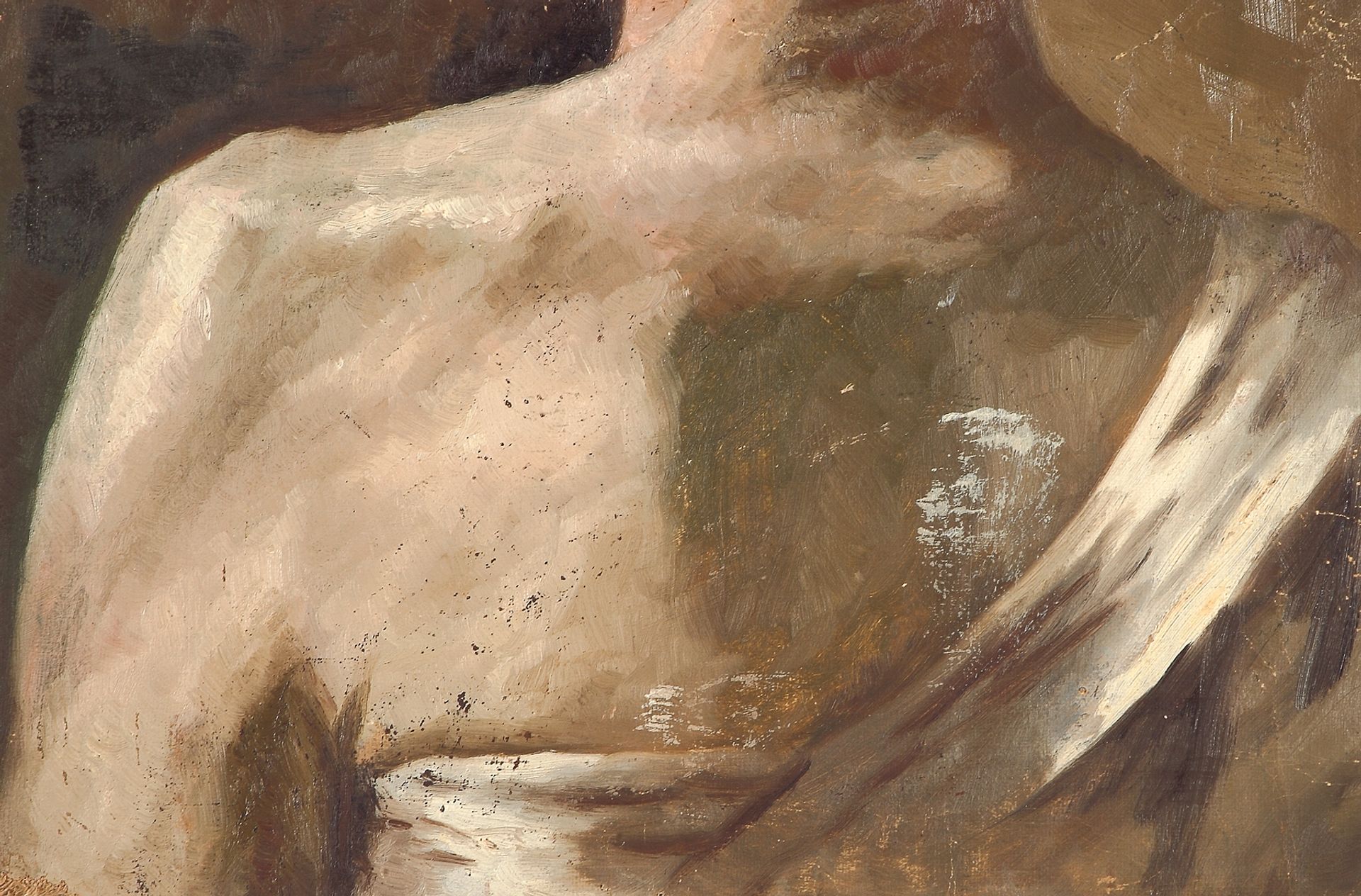 Study of torso by Nicholas Roerich