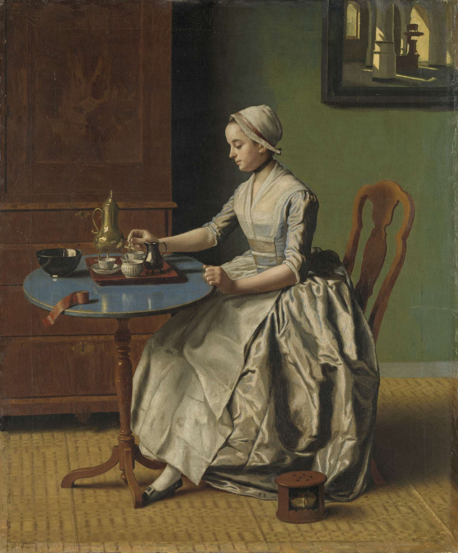 Dutch Girl at Breakfast by Jean-Étienne Liotard