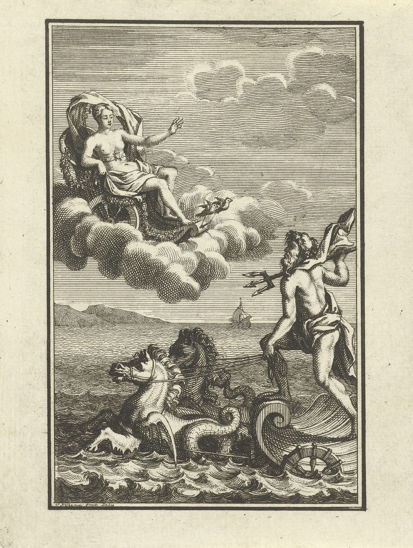 Venus en Neptunus by Jacob Folkema