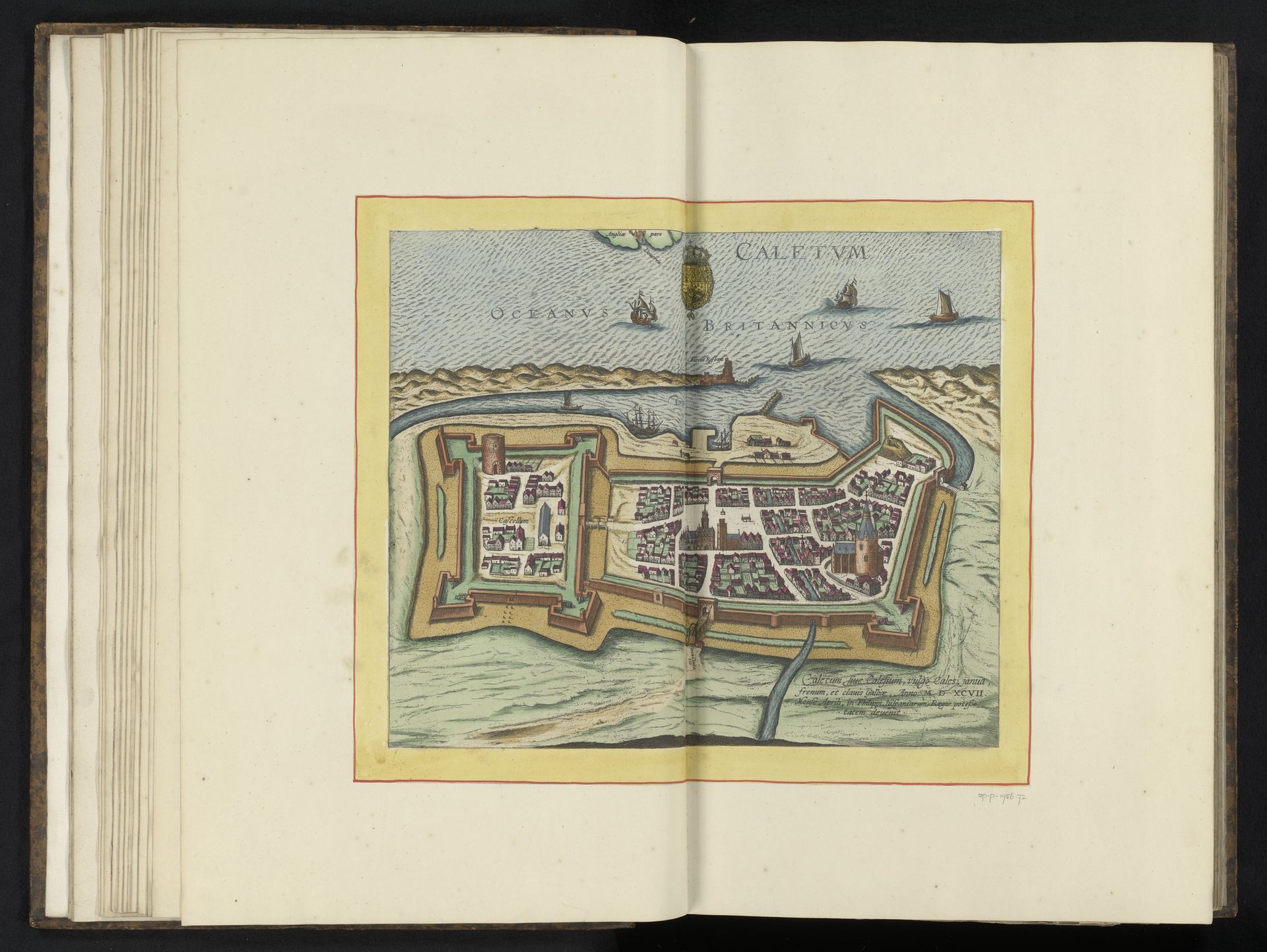 Plattegrond van Calais by Anonymous