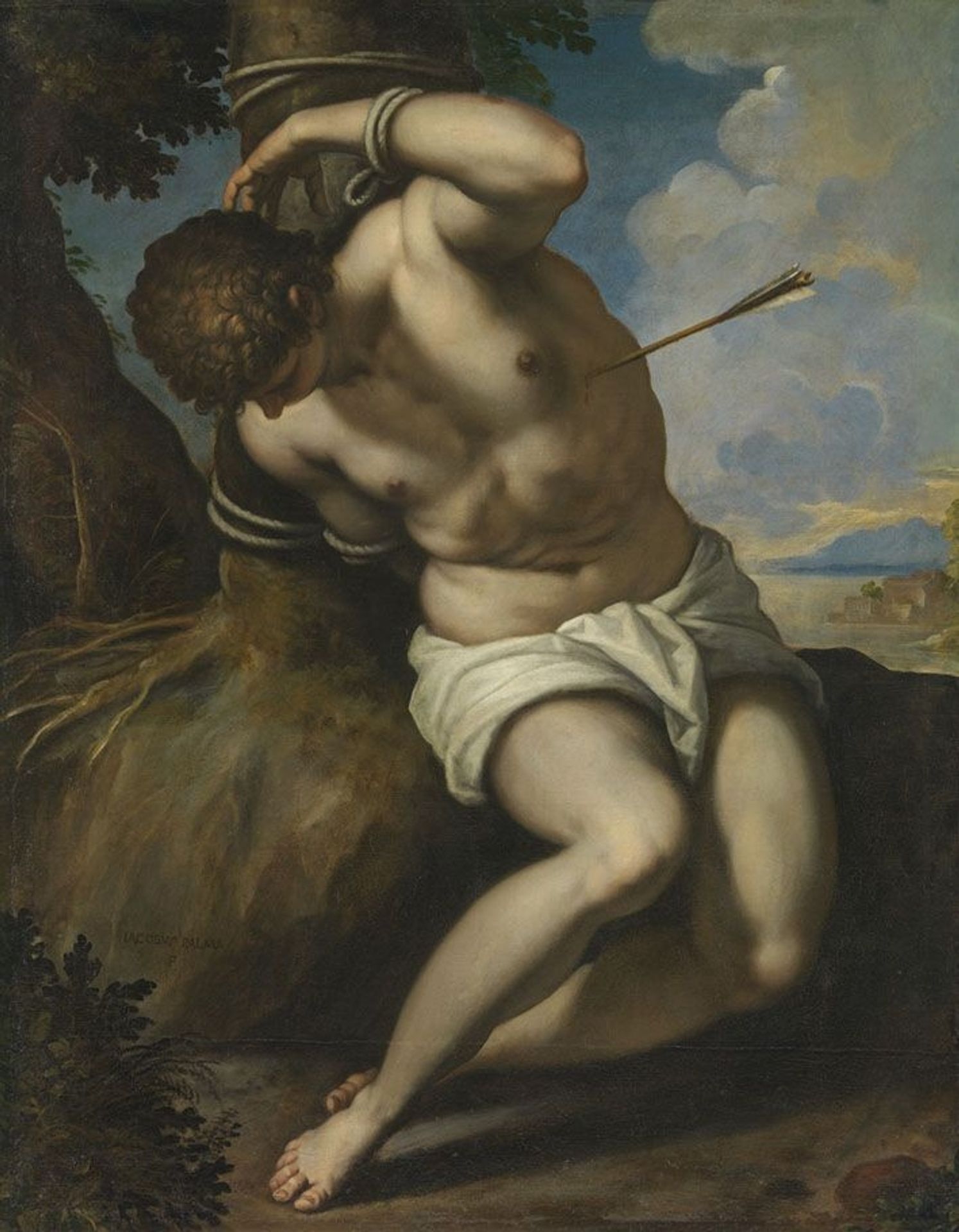 Saint Sebastian by Palma il Giovane