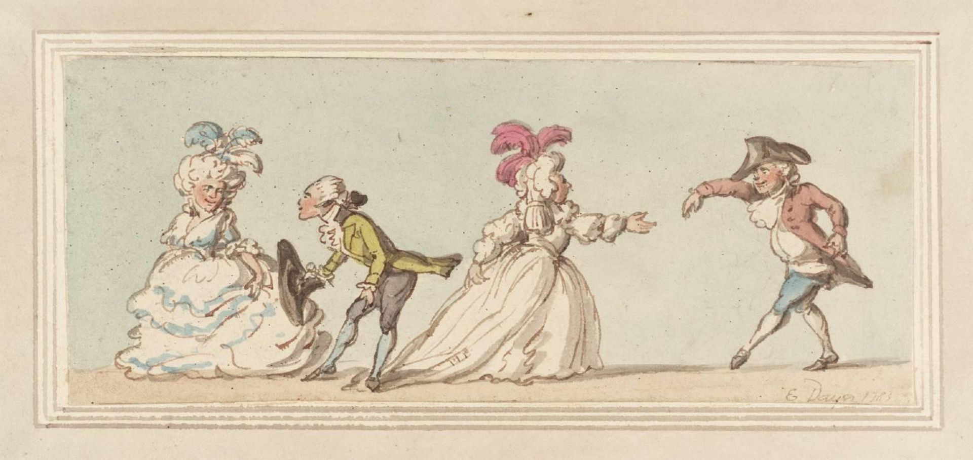 Longways Dance - Thomas Rowlandson | Artera