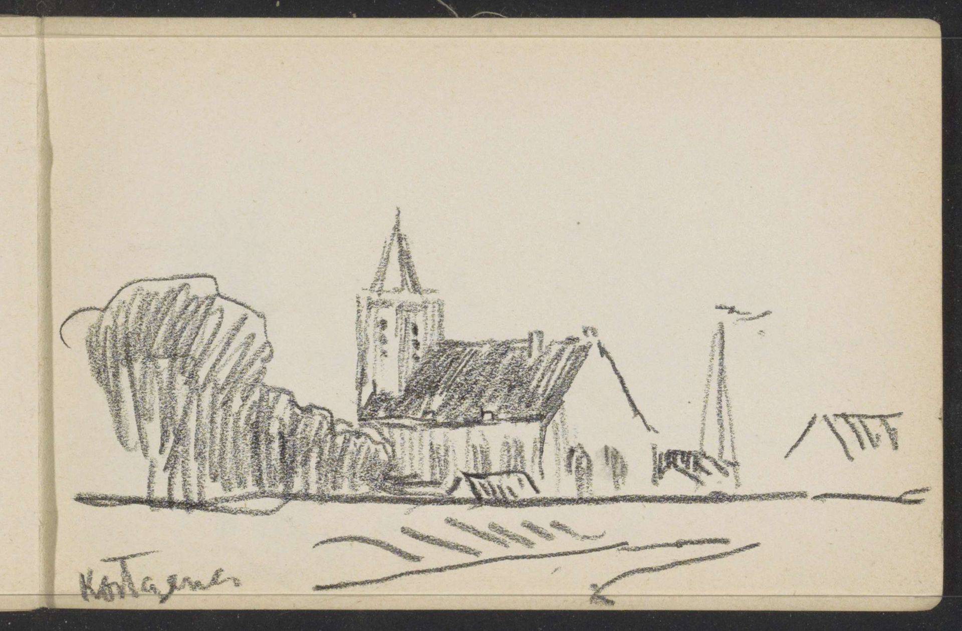 Nicolaaskerk te Kortgene by Alexander Shilling