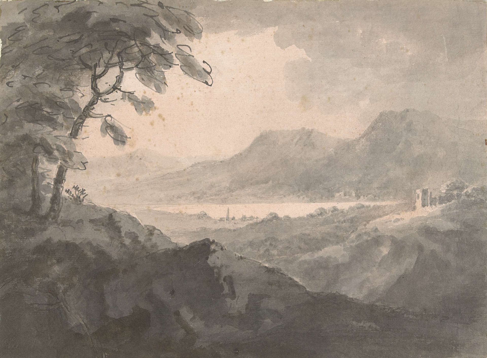 Meer in de bergen by Richard Wilson