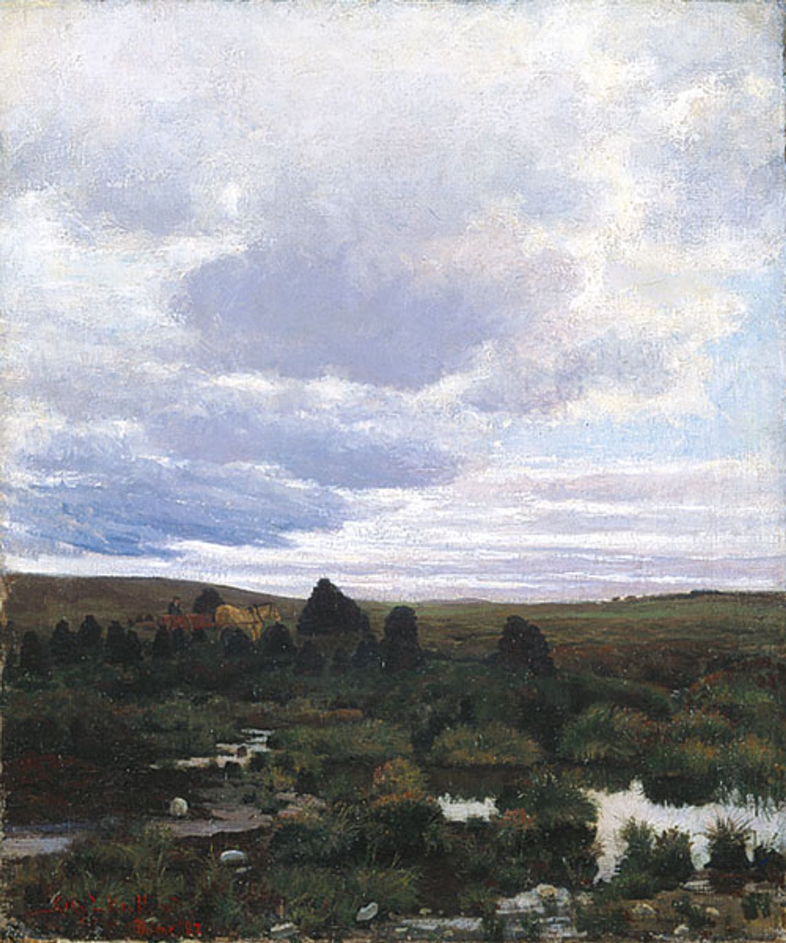 Peat Bog on Jæren by Kitty Lange Kielland