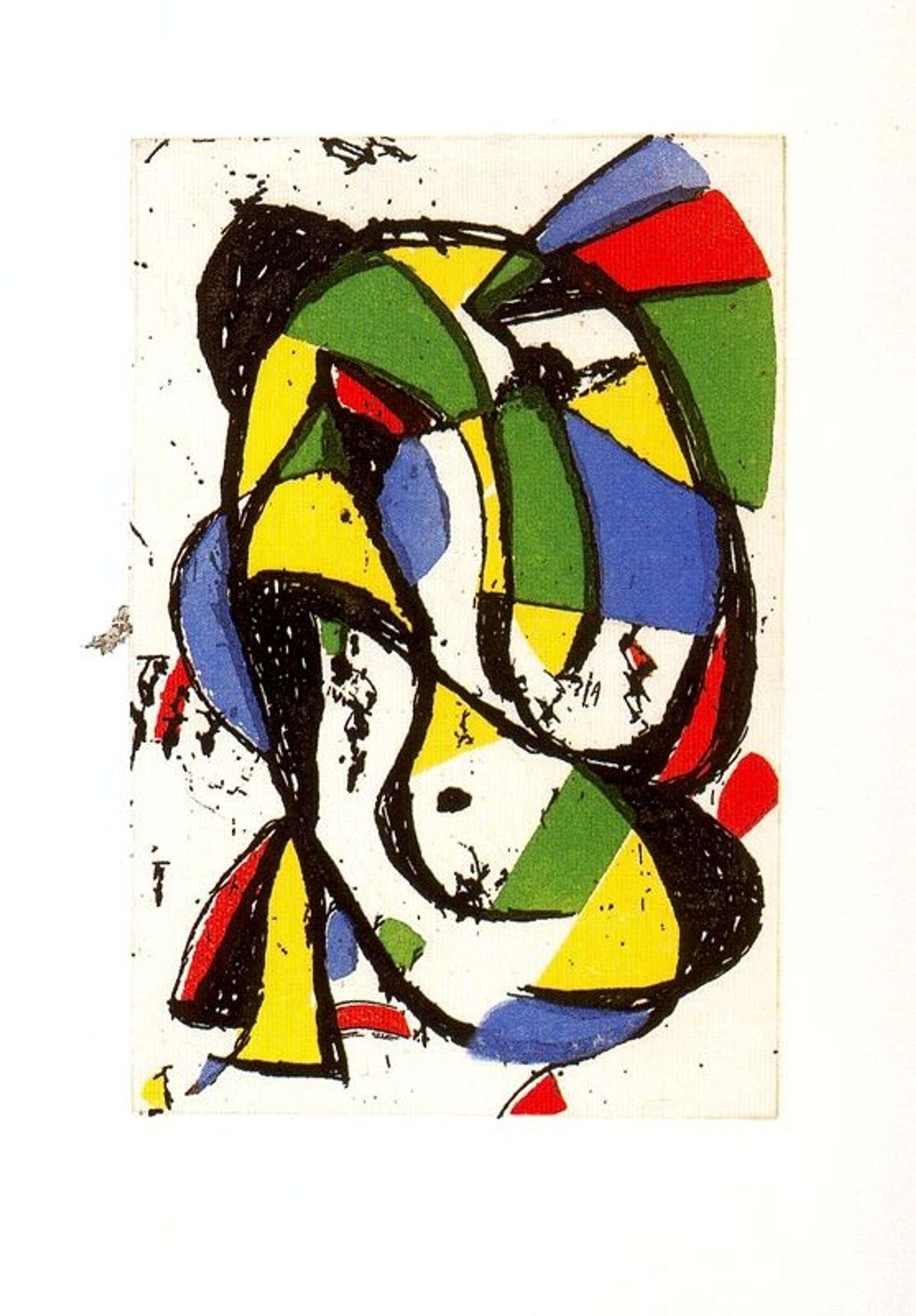 Les adieux by Joan Miró