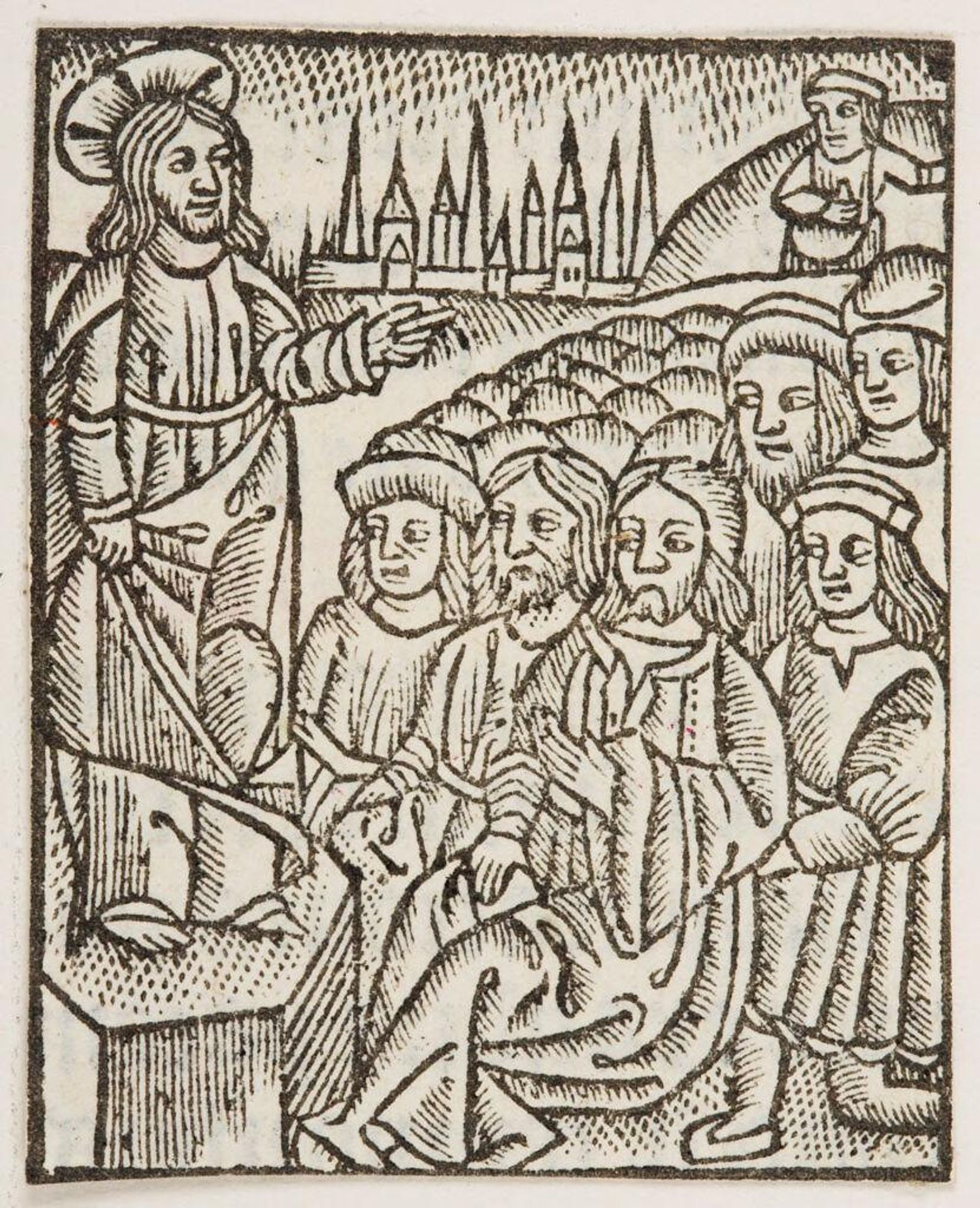 Christ Preaching to the Multitude by Anonymous