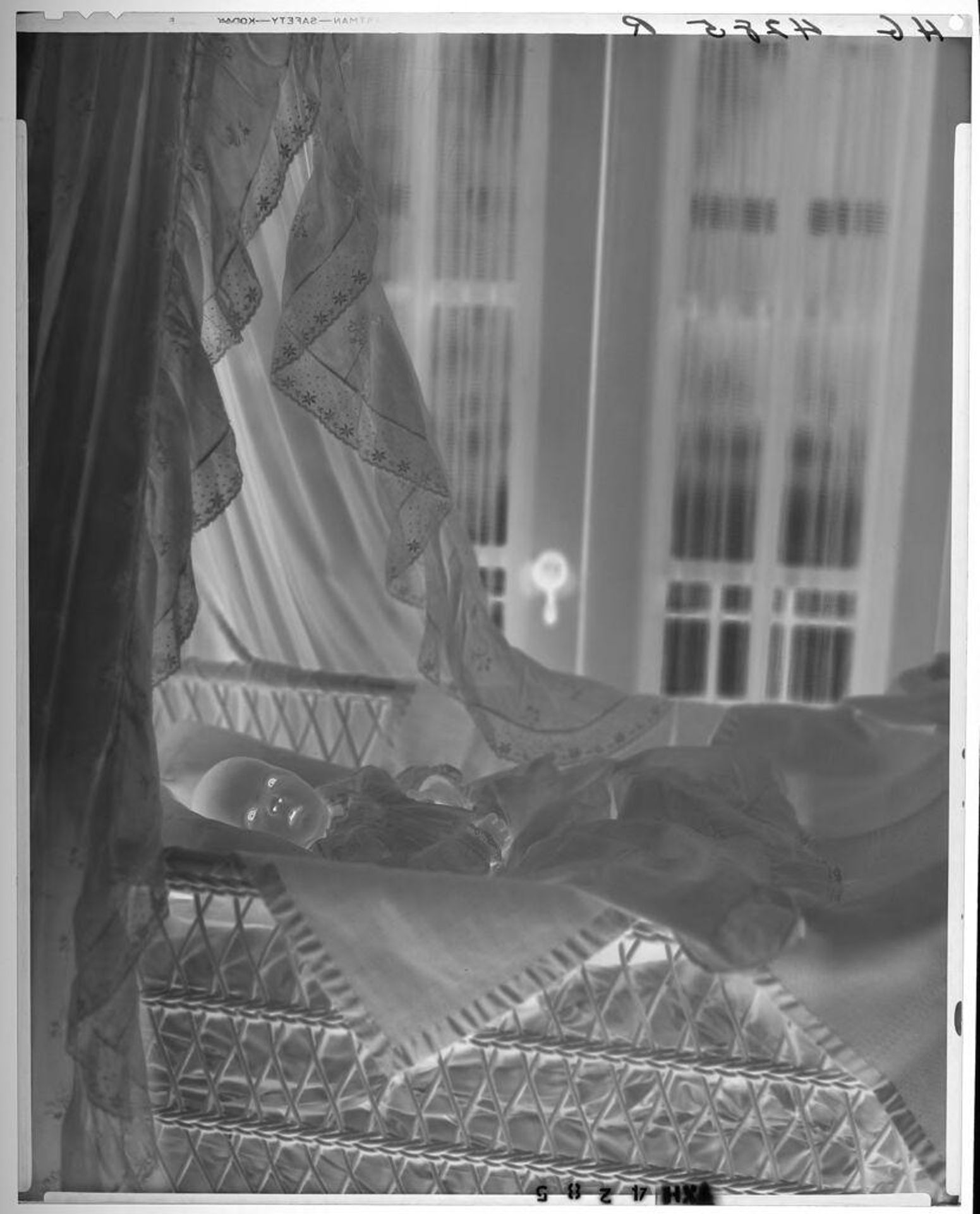 Untitled (baby in bassinet) by Paul Gittings