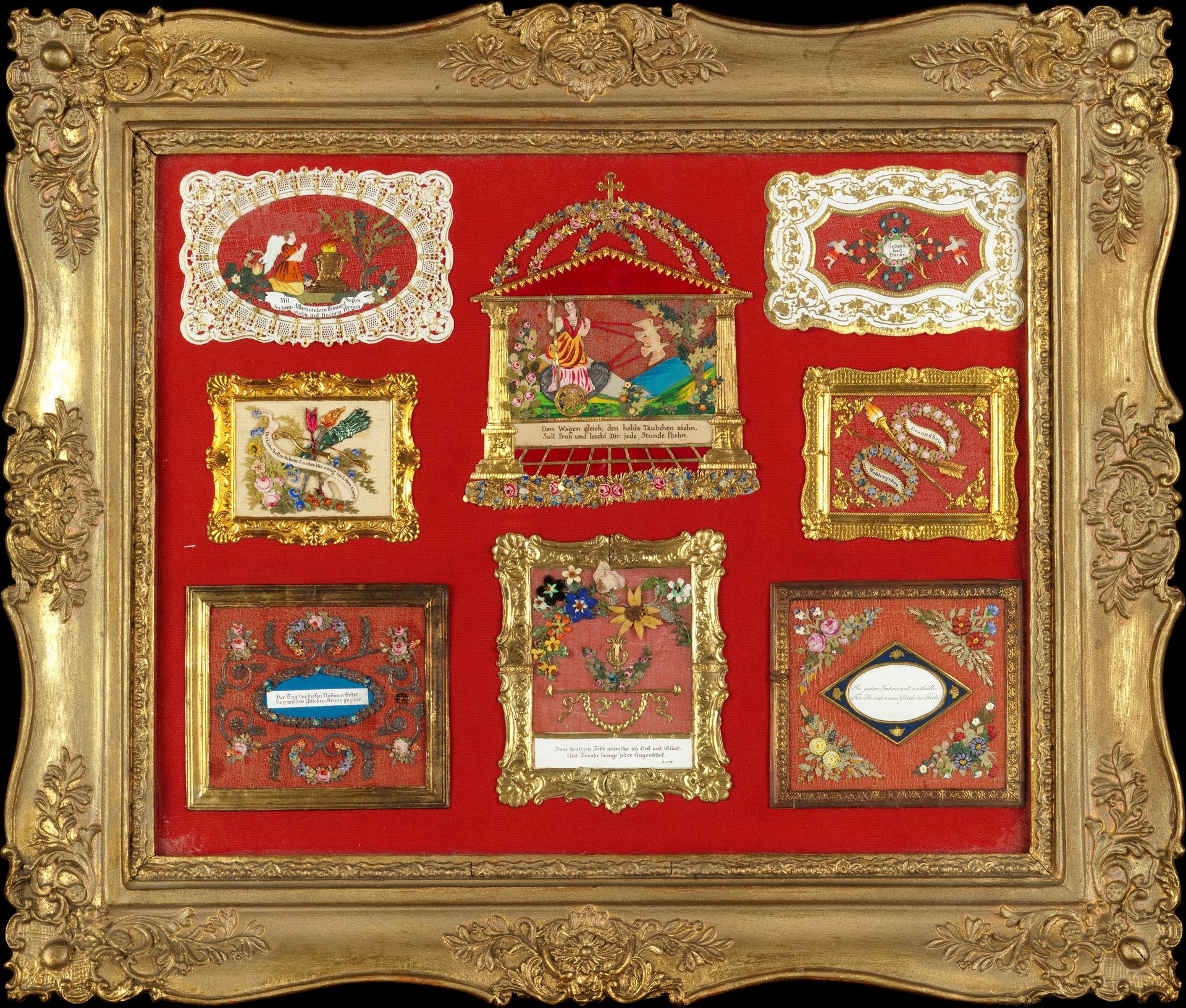 Eight Kunstbillets by Anonymous