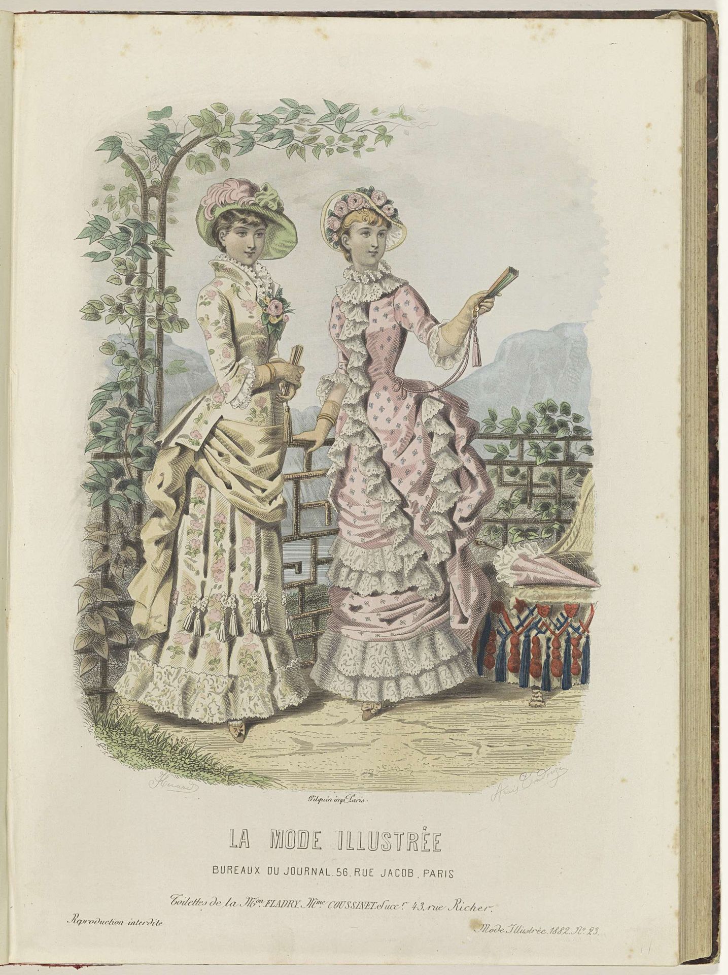 La Mode Illustrée, Journal de la Famille, 1882 by Firmin-Didot & Cie