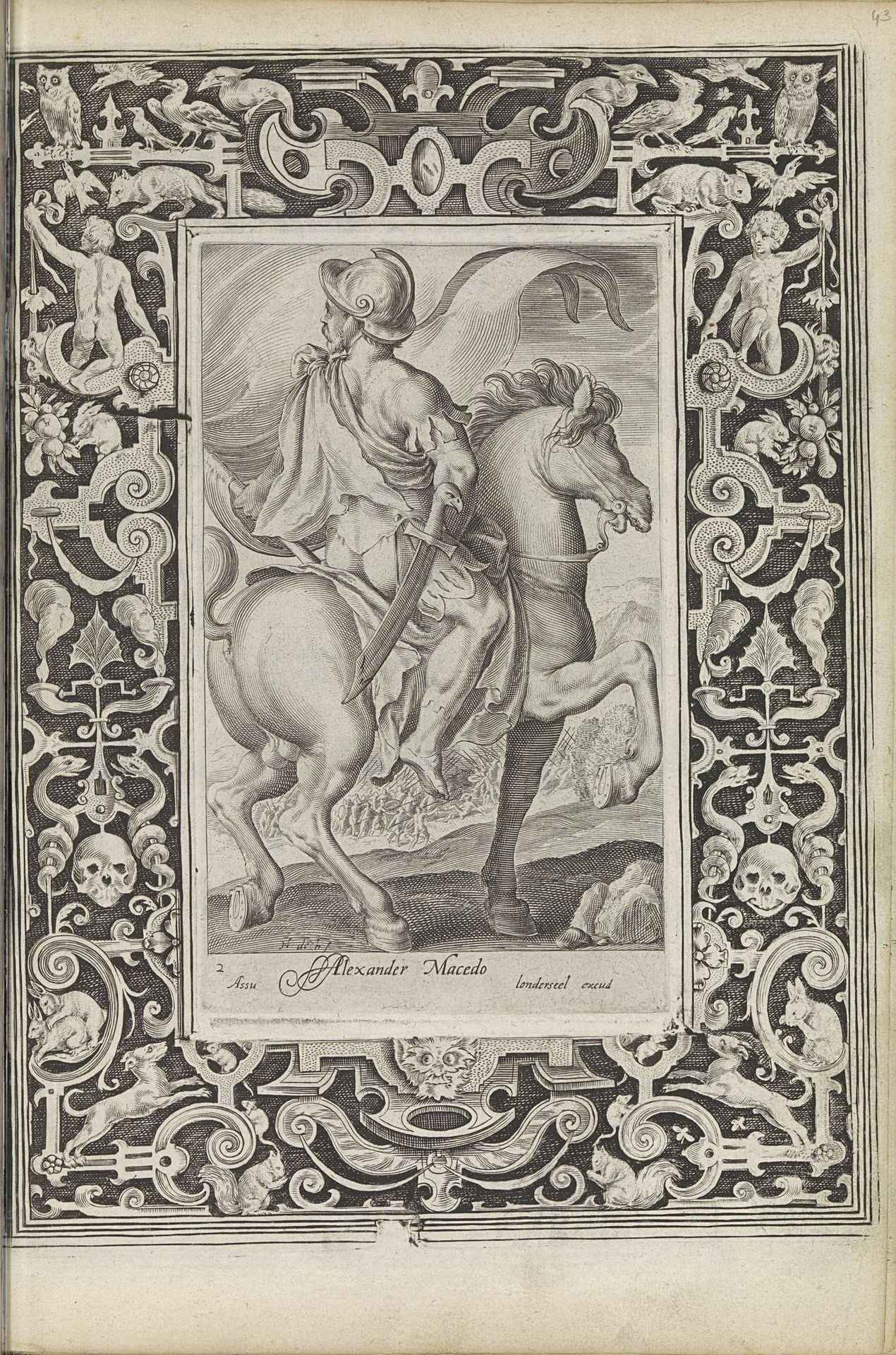 Alexander de Grote by Nicolaes de Bruyn