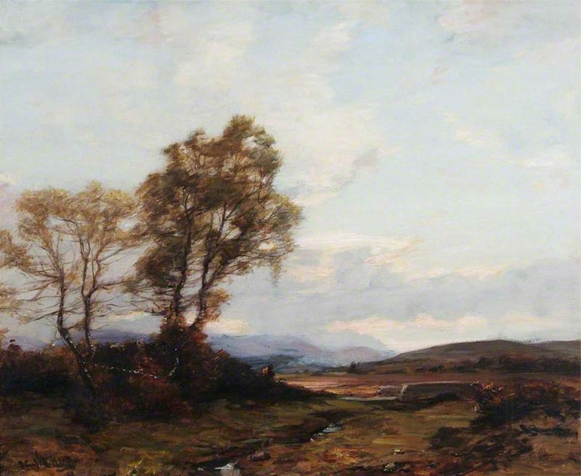 Looking up Strathspey, Highlands by James Campbell Noble