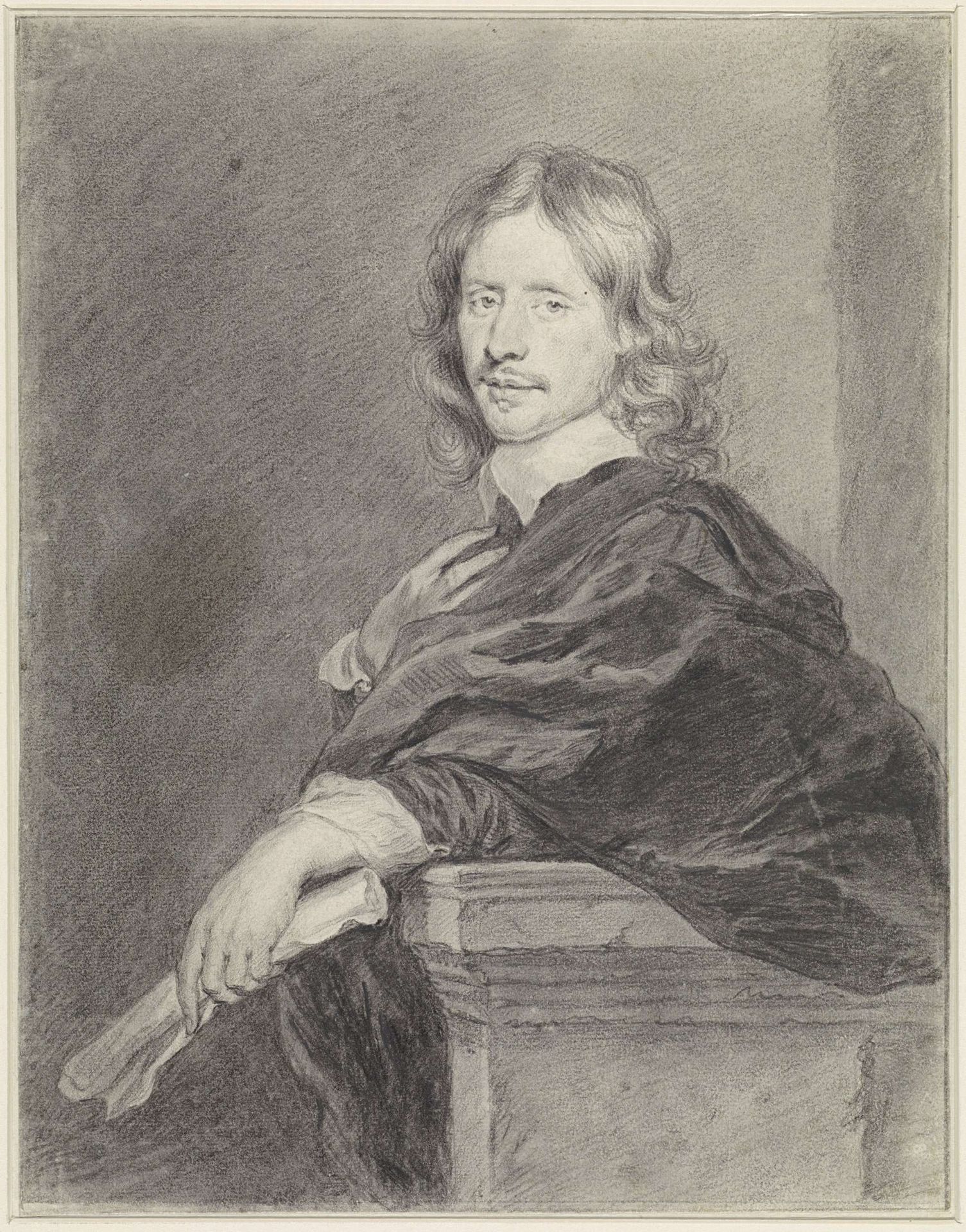 Portret van Govert Flinck by Cornelis van (II) Dalen