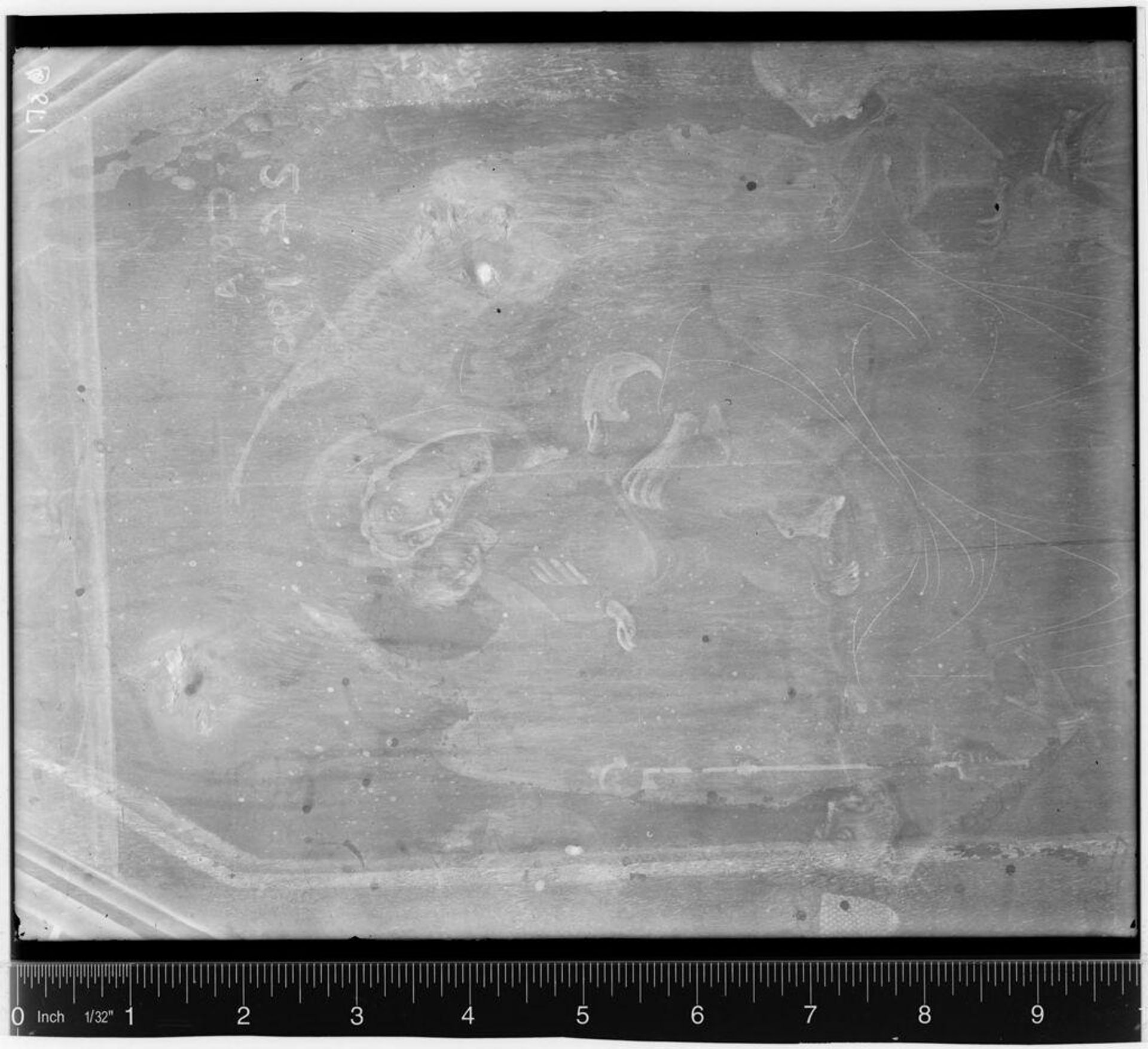 X-radiograph(s) of "Madonna and Child Enthroned with Saints" by Artist of original: Sano di Pietro (Ansano di Pietro di Mencio)