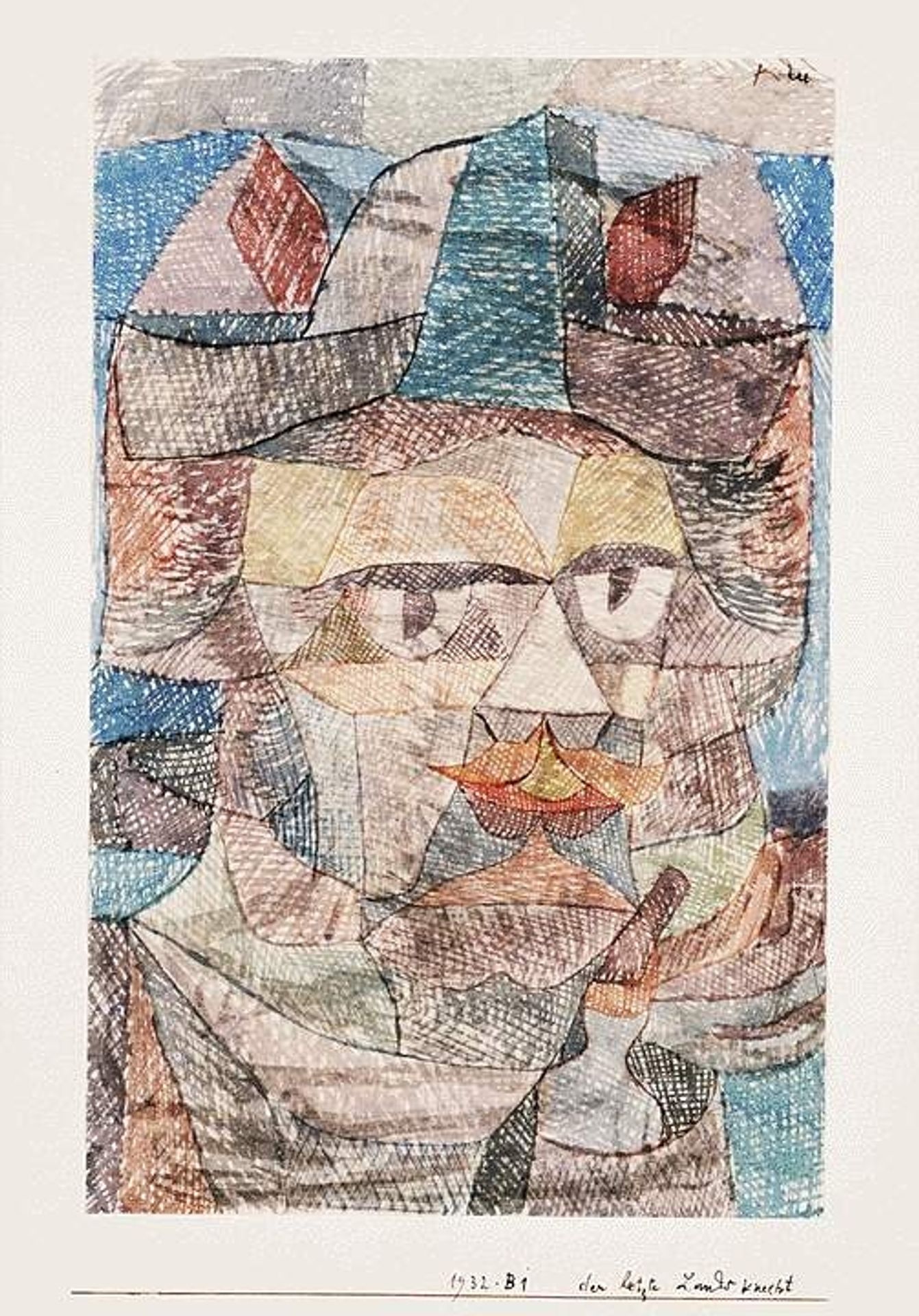 The last of the mercenaries by Paul Klee