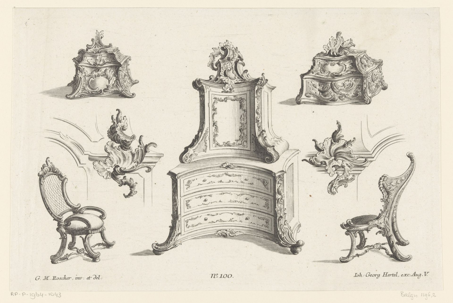Kast en twee stoelen by Anonymous