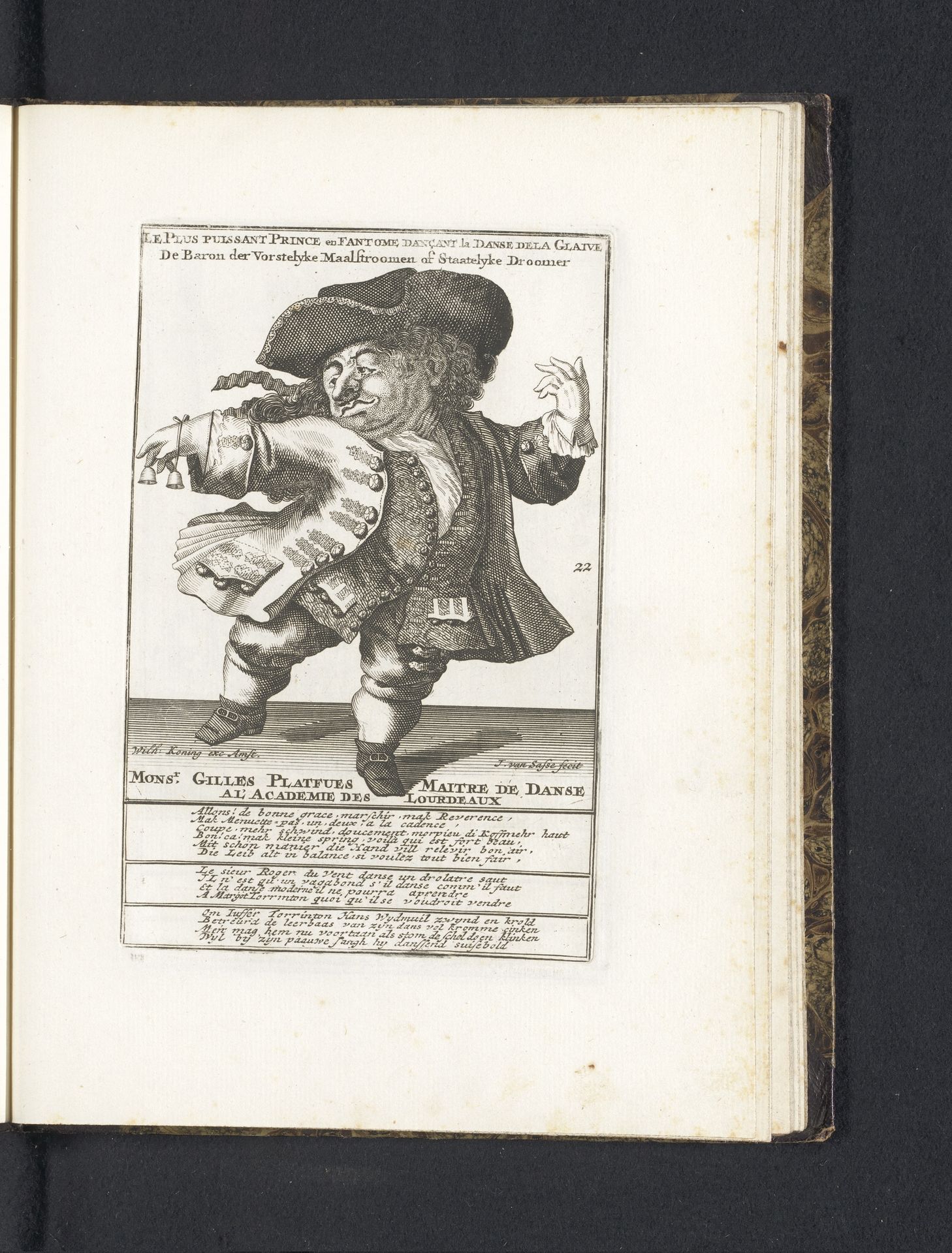 De dwerg Baron des Vorstelyke Maalstroomen, 1720 by Joost van Sassen