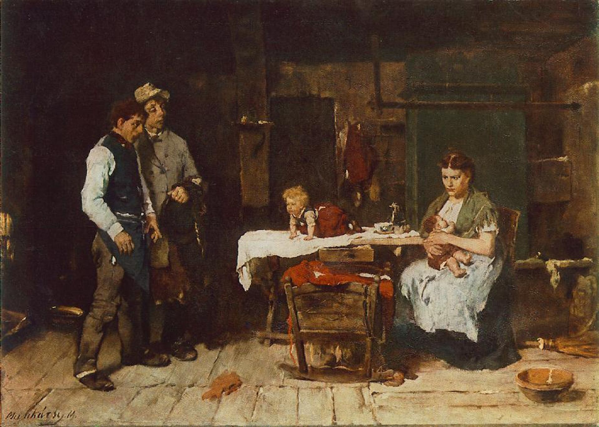 Biboulous Husband by Mihaly Munkacsy