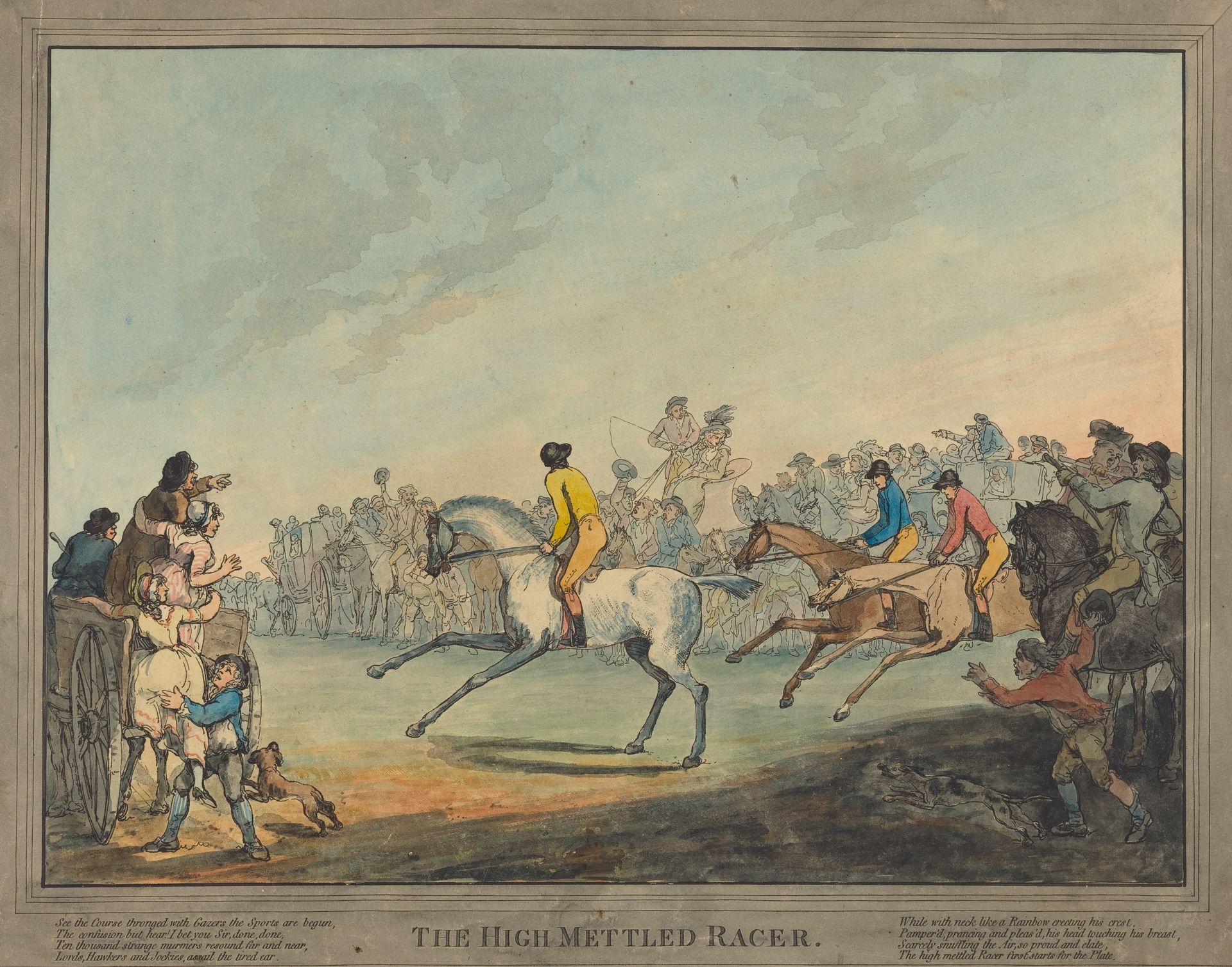 The High-mettled Racer by Thomas Rowlandson