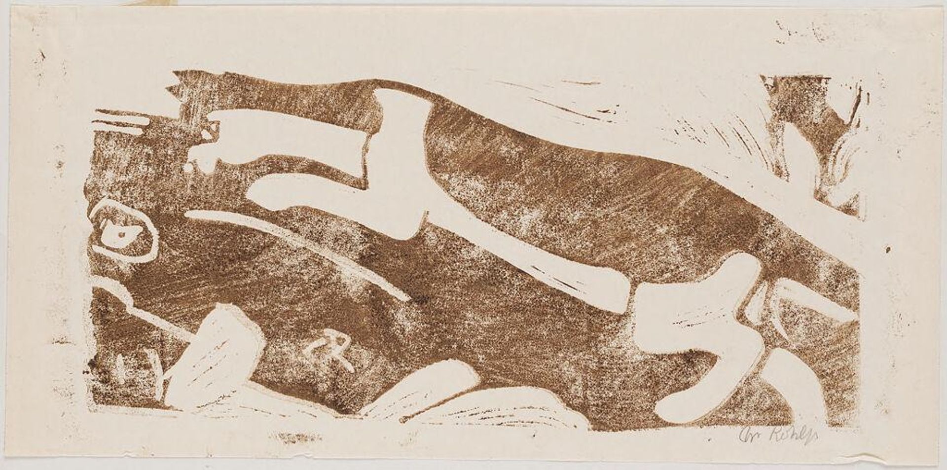 Cat and Mouse (Katze und Maus) by Christian Rohlfs