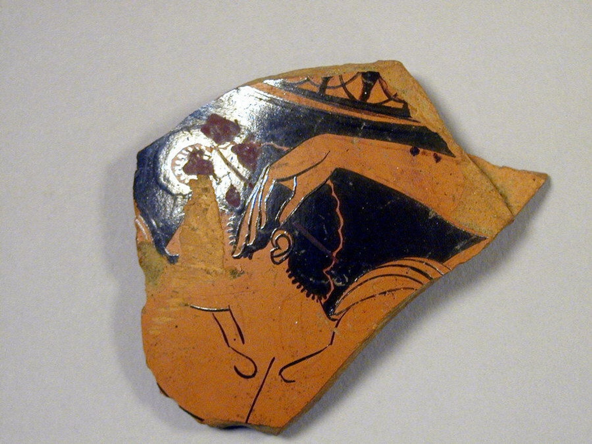 Pelike, fragmentary by Euthymides