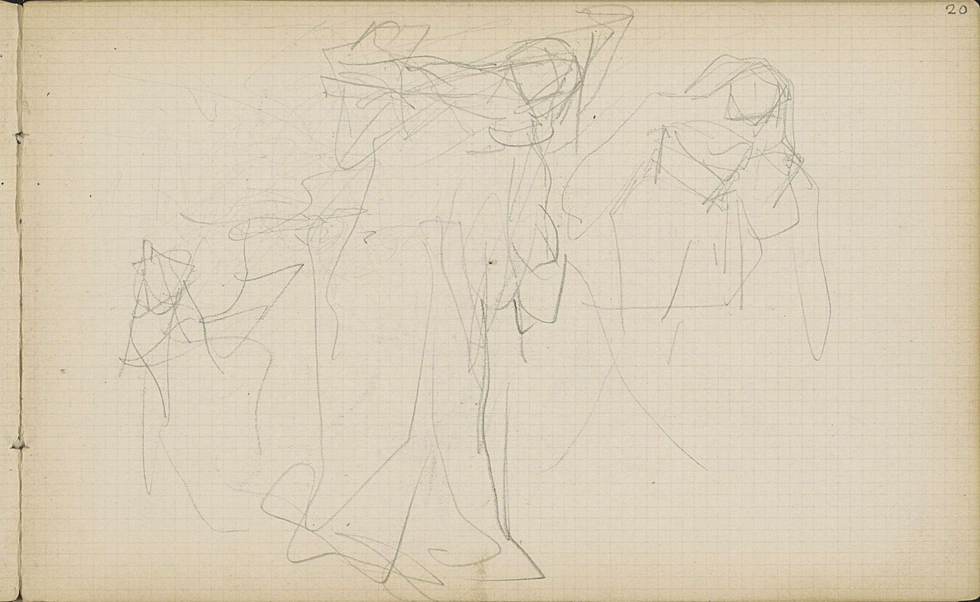 Vrouwen, de hoofden naar rechts gebogen by Matthijs Maris