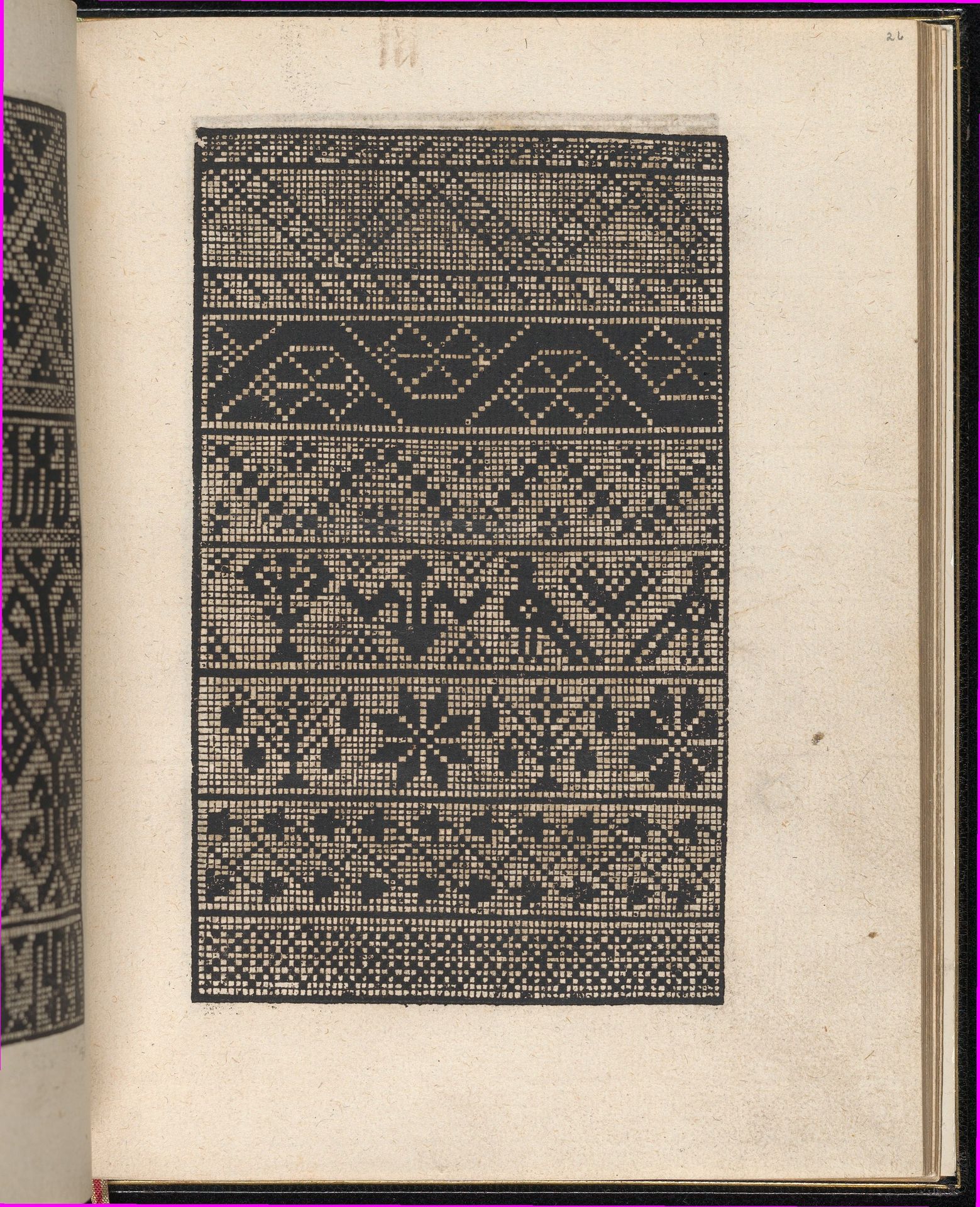 Page from Ein new kunstlich Modelbuch...(Page 26r) by Peter Quentel