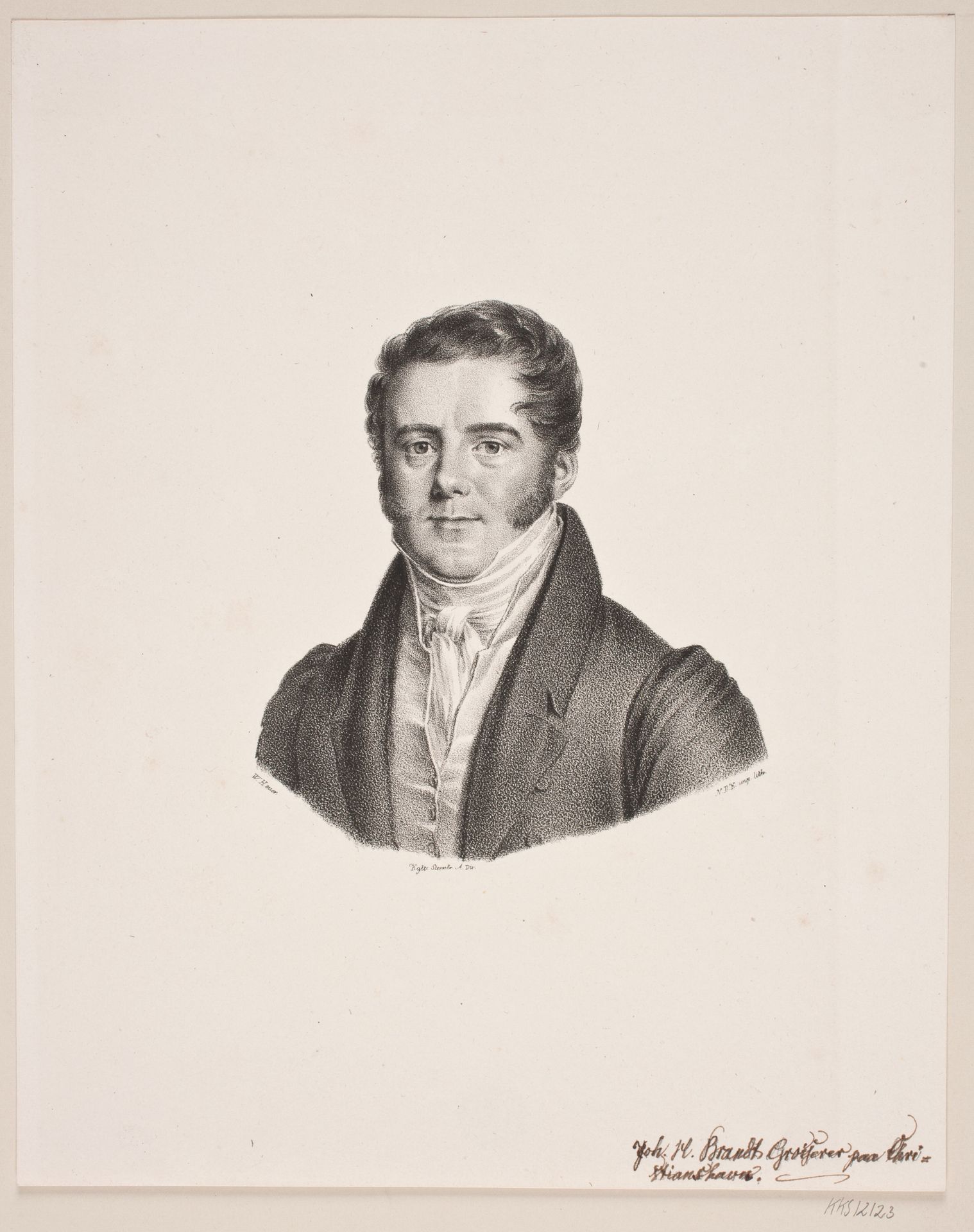 Johannes Hegelund Brandt by WIlhelm Heuer