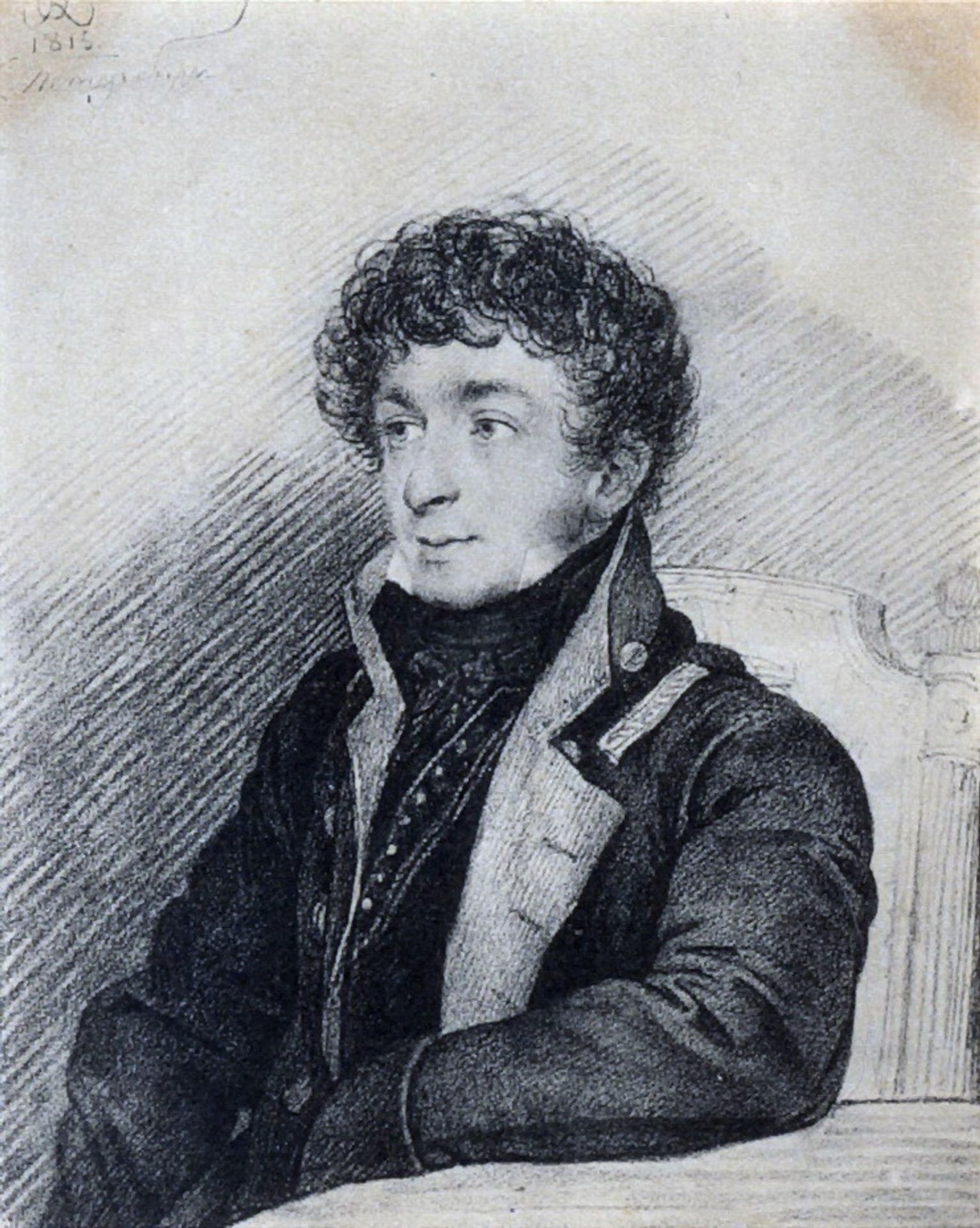 Portrait of Konstantin Batyushkov by Orest Kiprensky