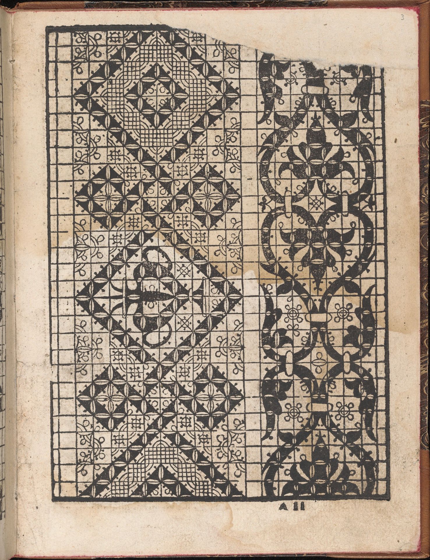 Spechio di pensieri delle belle et Virtudiose donne, page 3 (recto) by Matteo Pagano