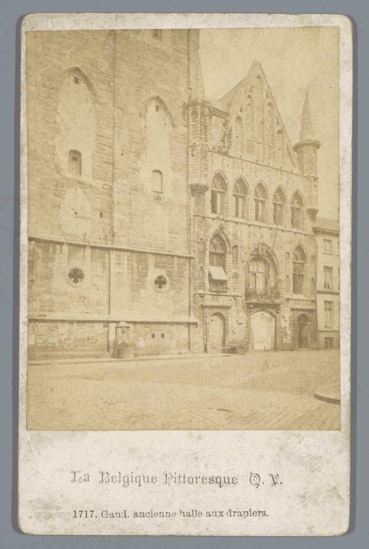 Lakenhal van Gent by Jules Hippolyte Quéval