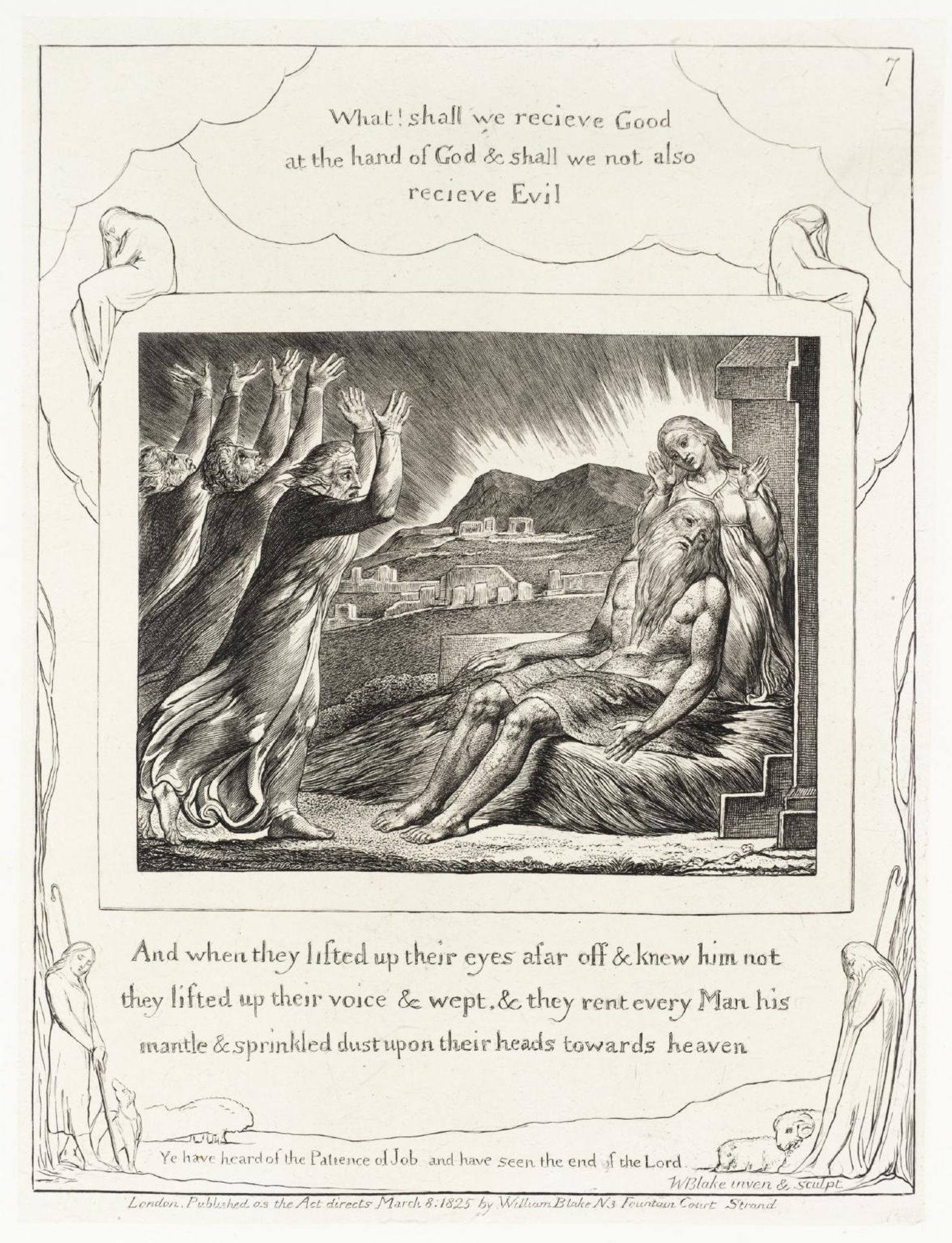 Job’s Comforters by William Blake