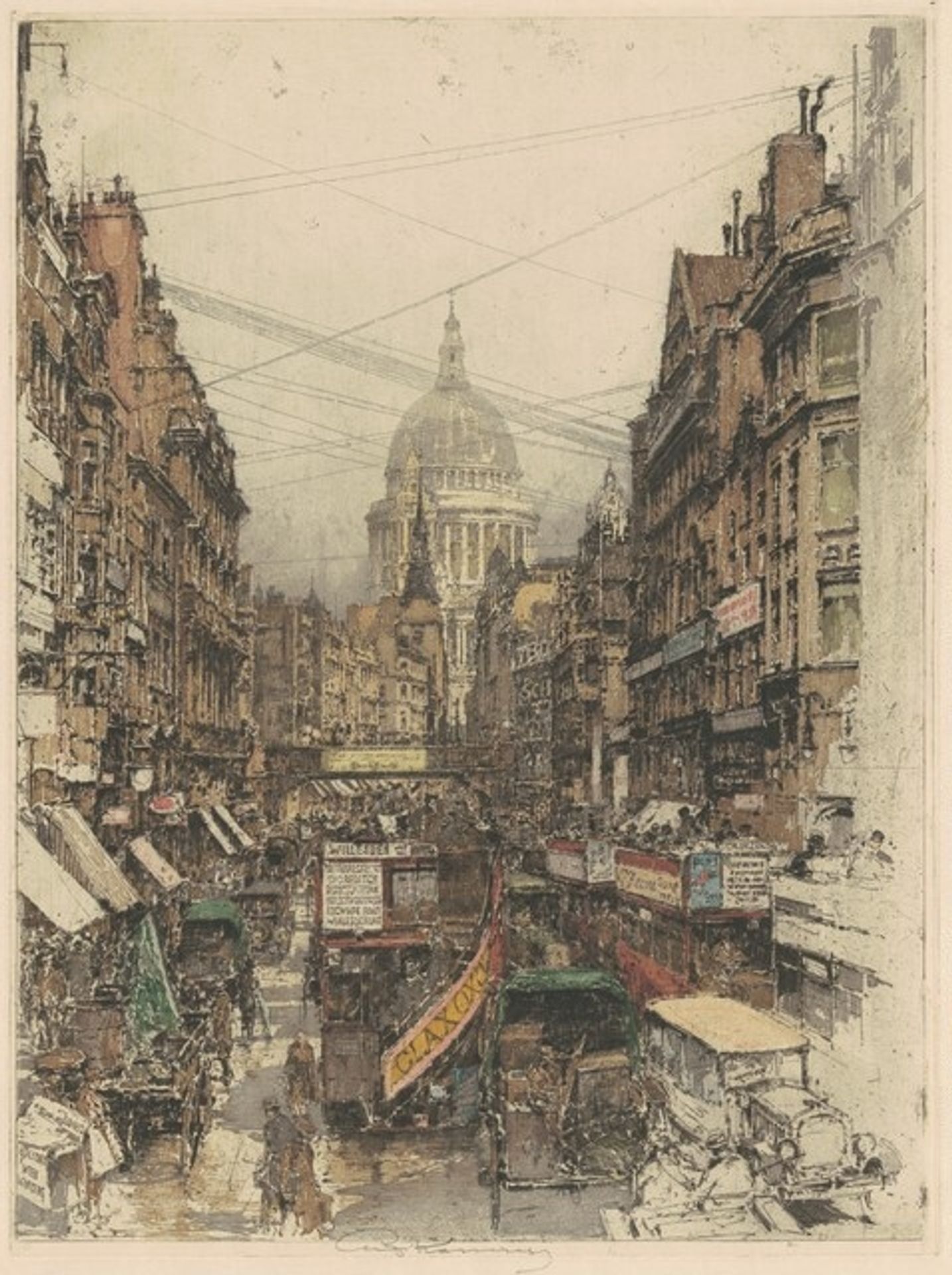 London, Fleet Street by Luigi Kasimir
