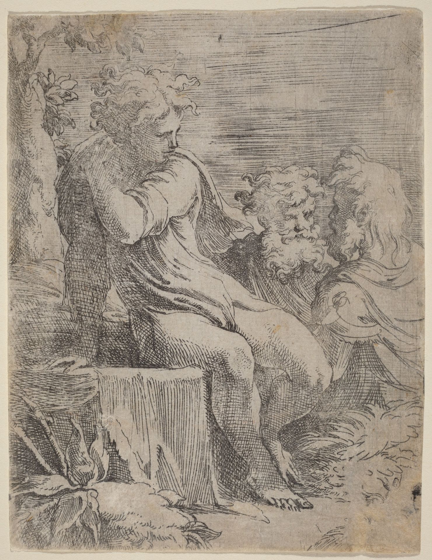 The Boy and Two Old Men by Parmigianino