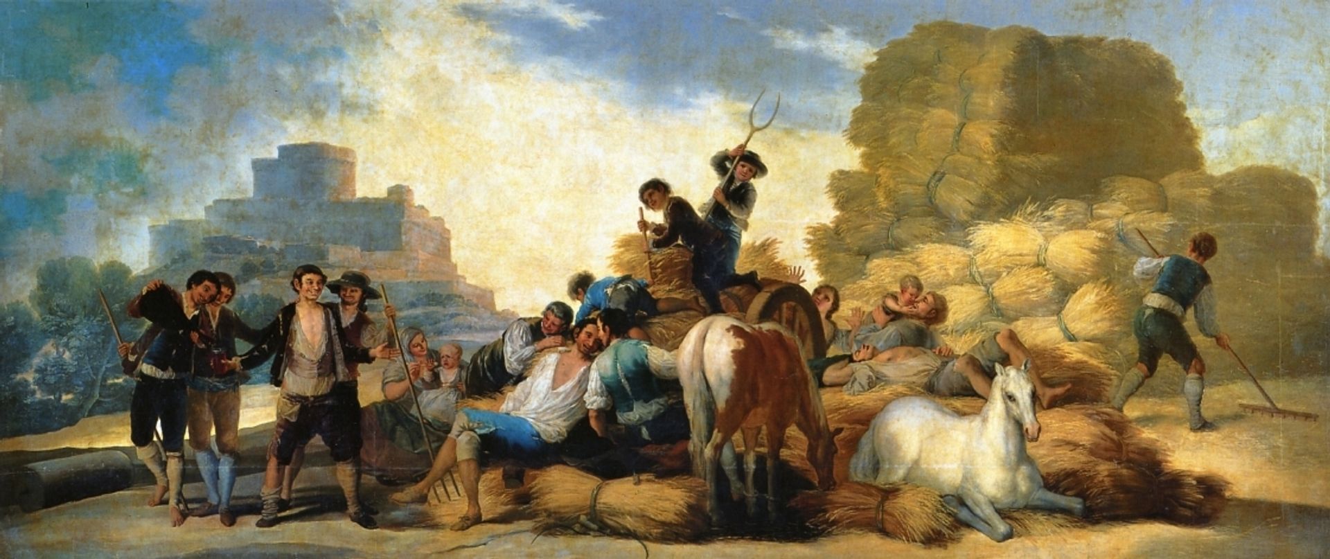 Summer, or The Harvest by Francisco de Goya